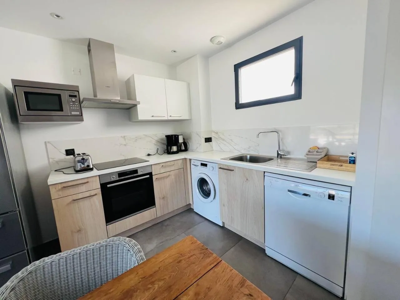 Kitchen or kitchenette in Résidence Le Lonca PORTICCIO