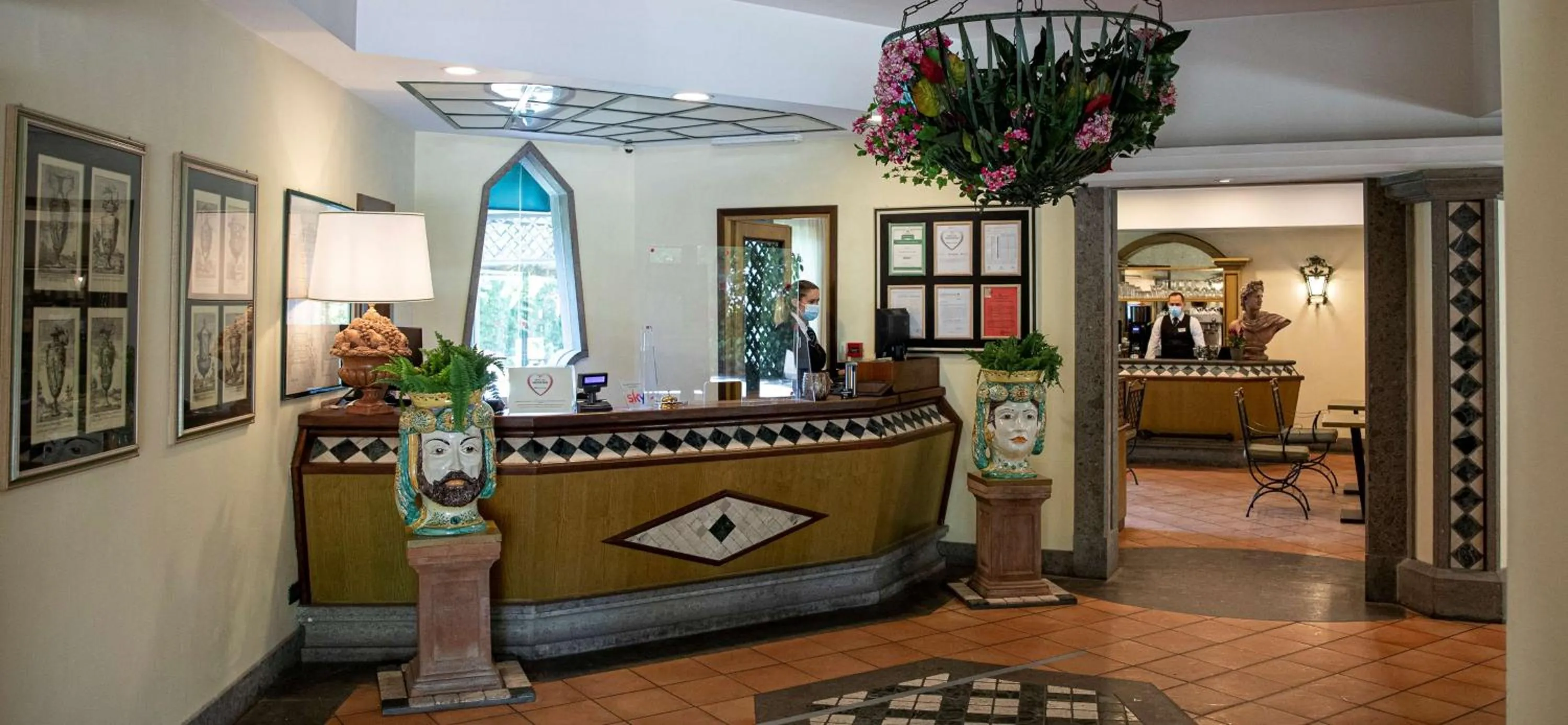 Lobby or reception in Best Western Park Hotel Roma Nord