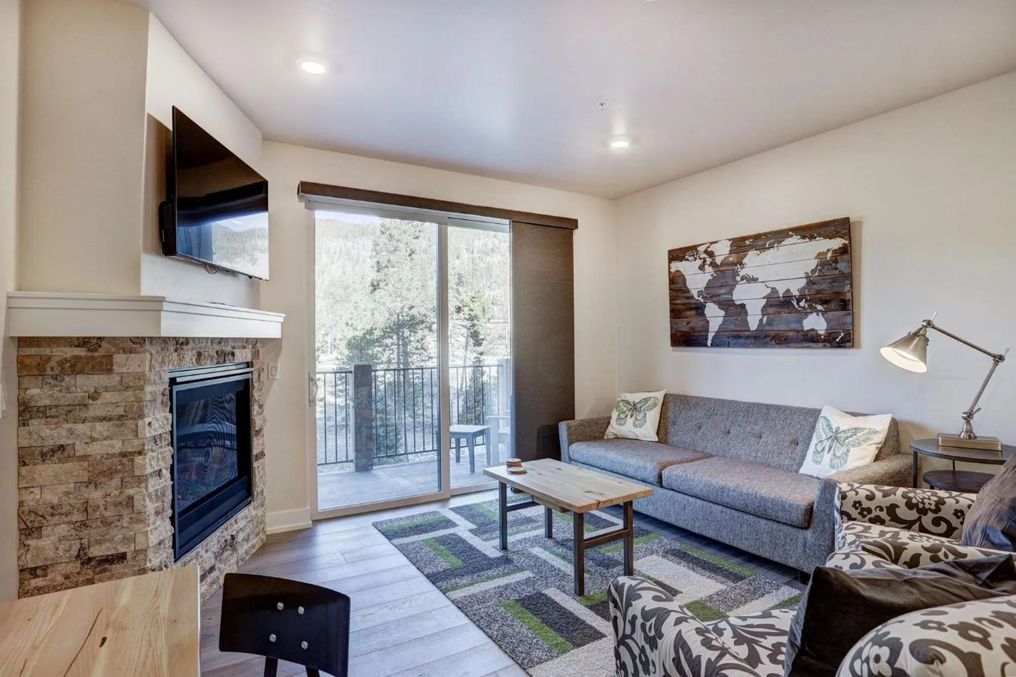 Living room in Clearwater Lofts by Vail Resorts