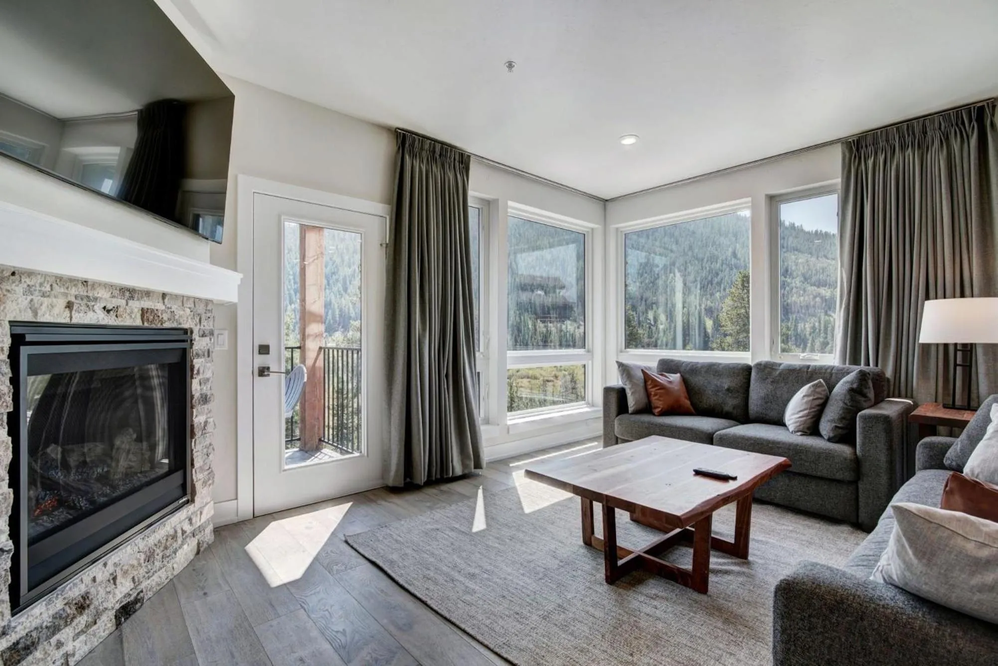 Living room in Clearwater Lofts by Vail Resorts