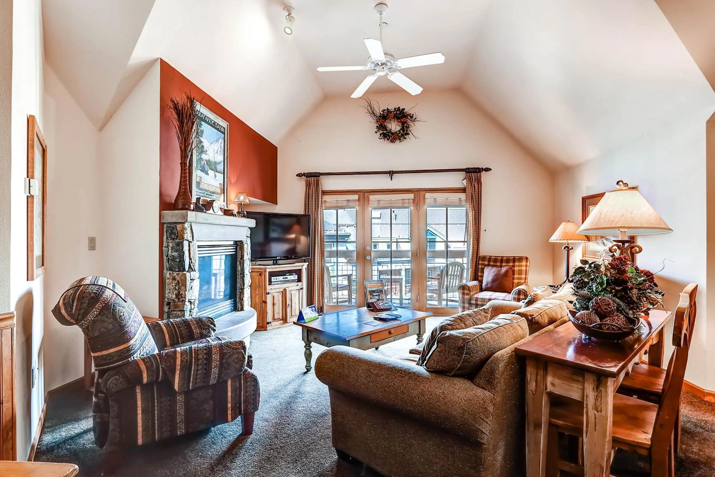 Living room in Jackpine & Black Bear Condos by Vail Resorts