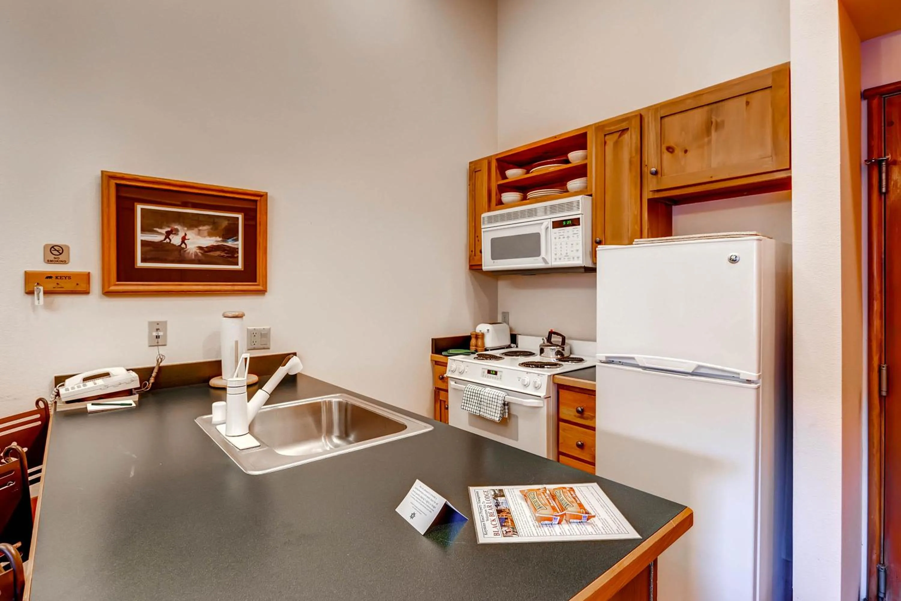 Kitchen or kitchenette in Jackpine & Black Bear Condos by Vail Resorts