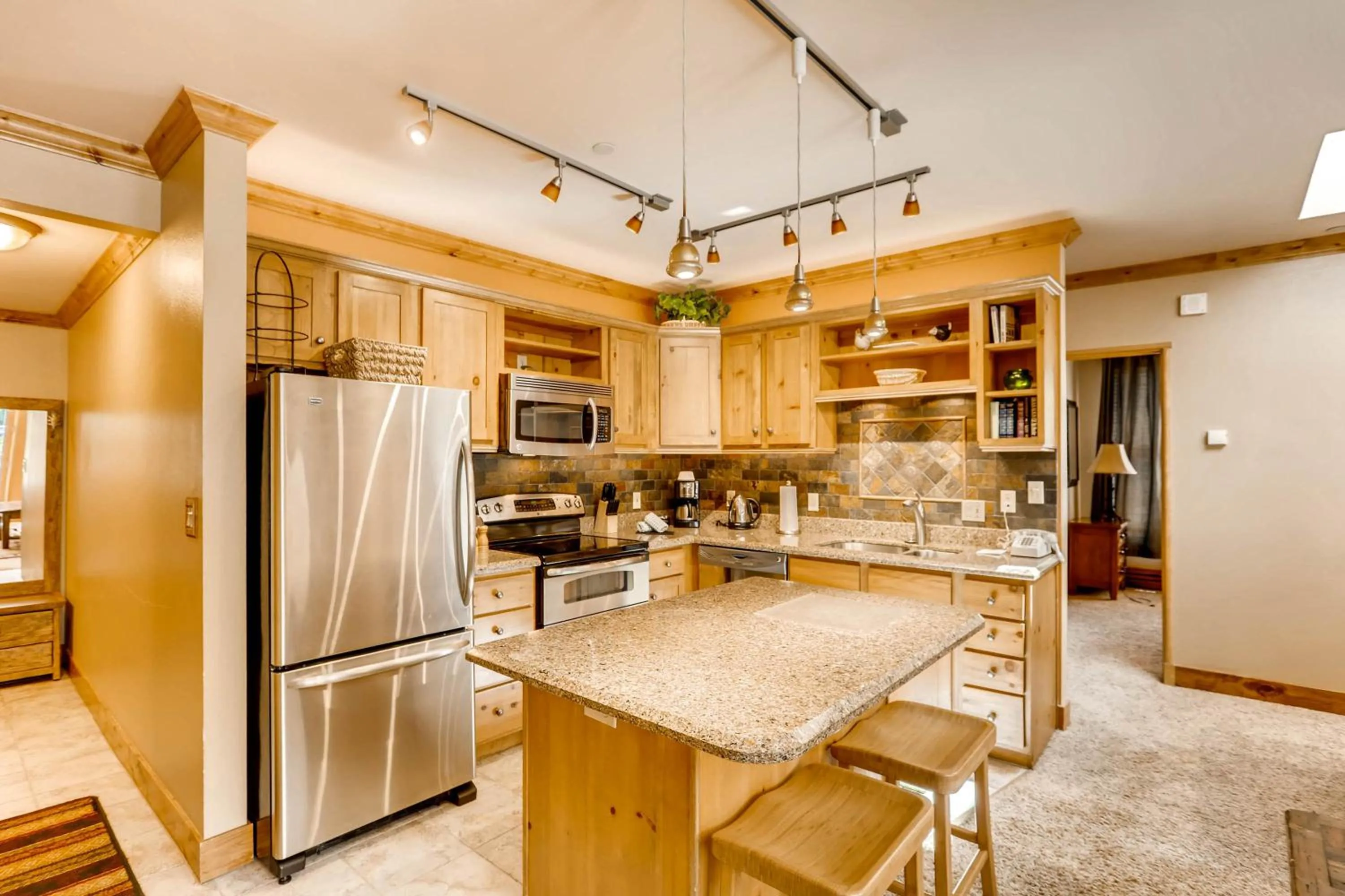 Kitchen or kitchenette in Jackpine & Black Bear Condos by Vail Resorts