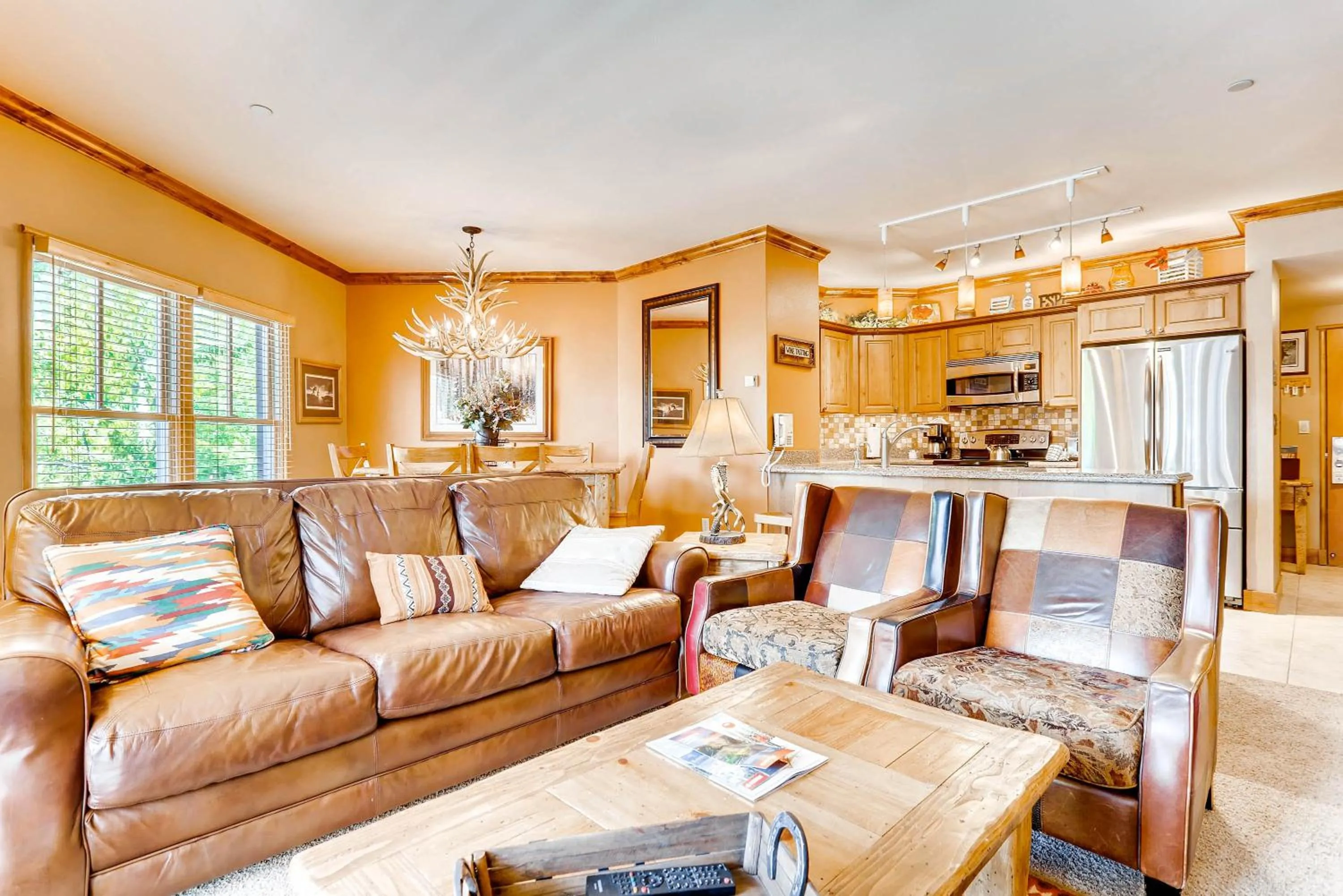 Living room in Jackpine & Black Bear Condos by Vail Resorts