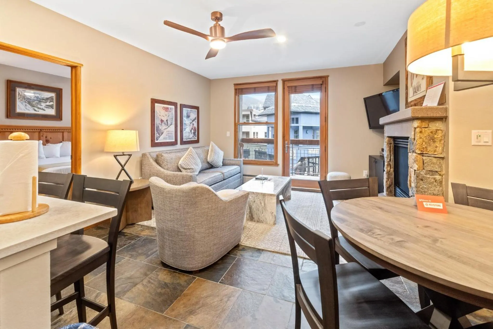 Living room in Jackpine & Black Bear Condos by Vail Resorts