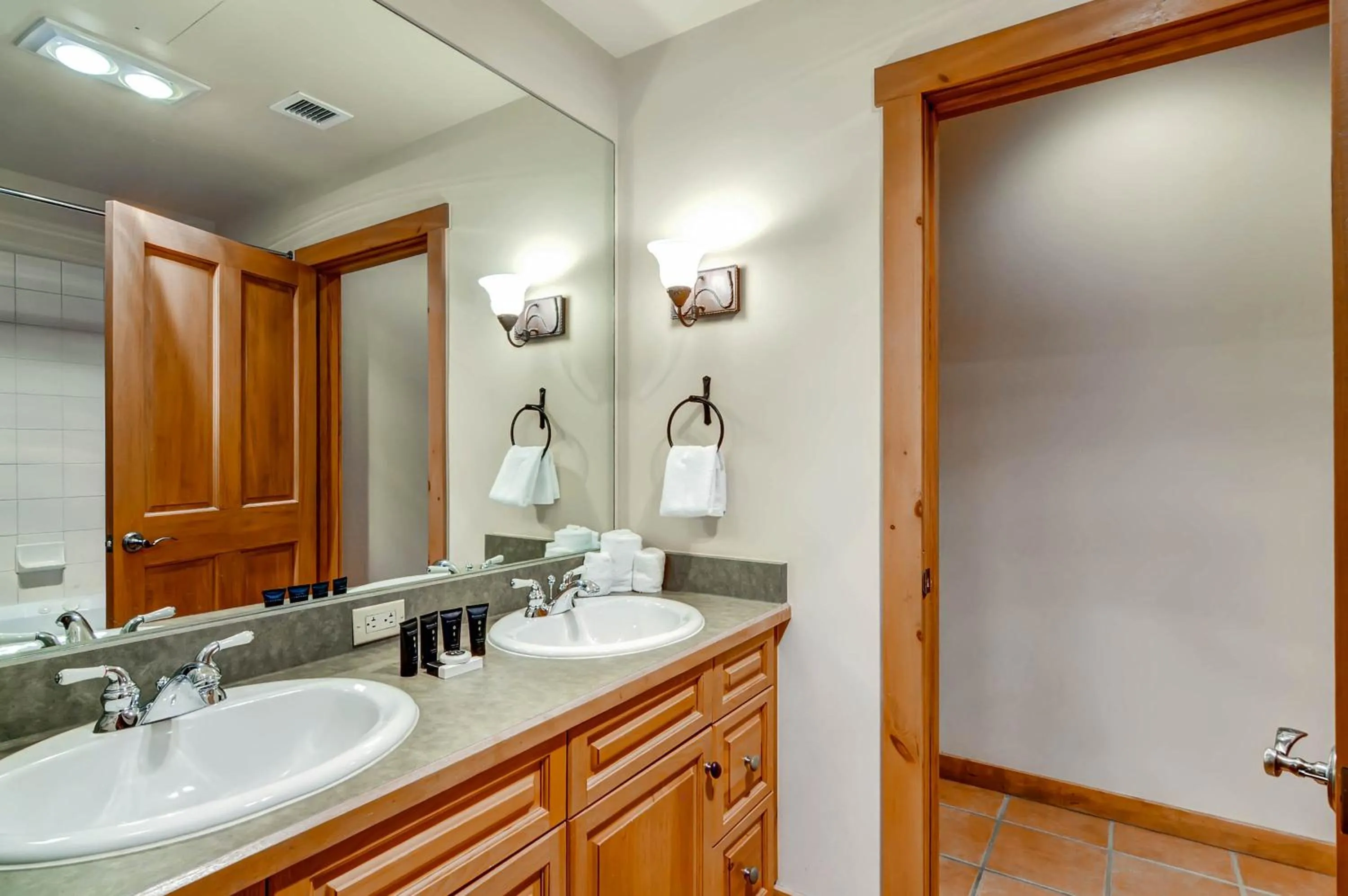 Bathroom in Expedition Station Condos by Vail Resorts