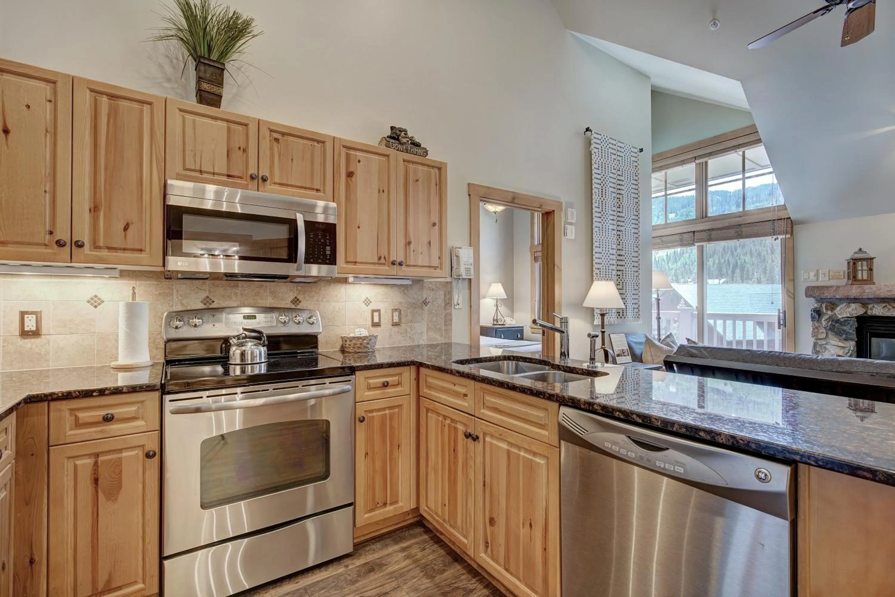 kitchen in Expedition Station Condos by Vail Resorts