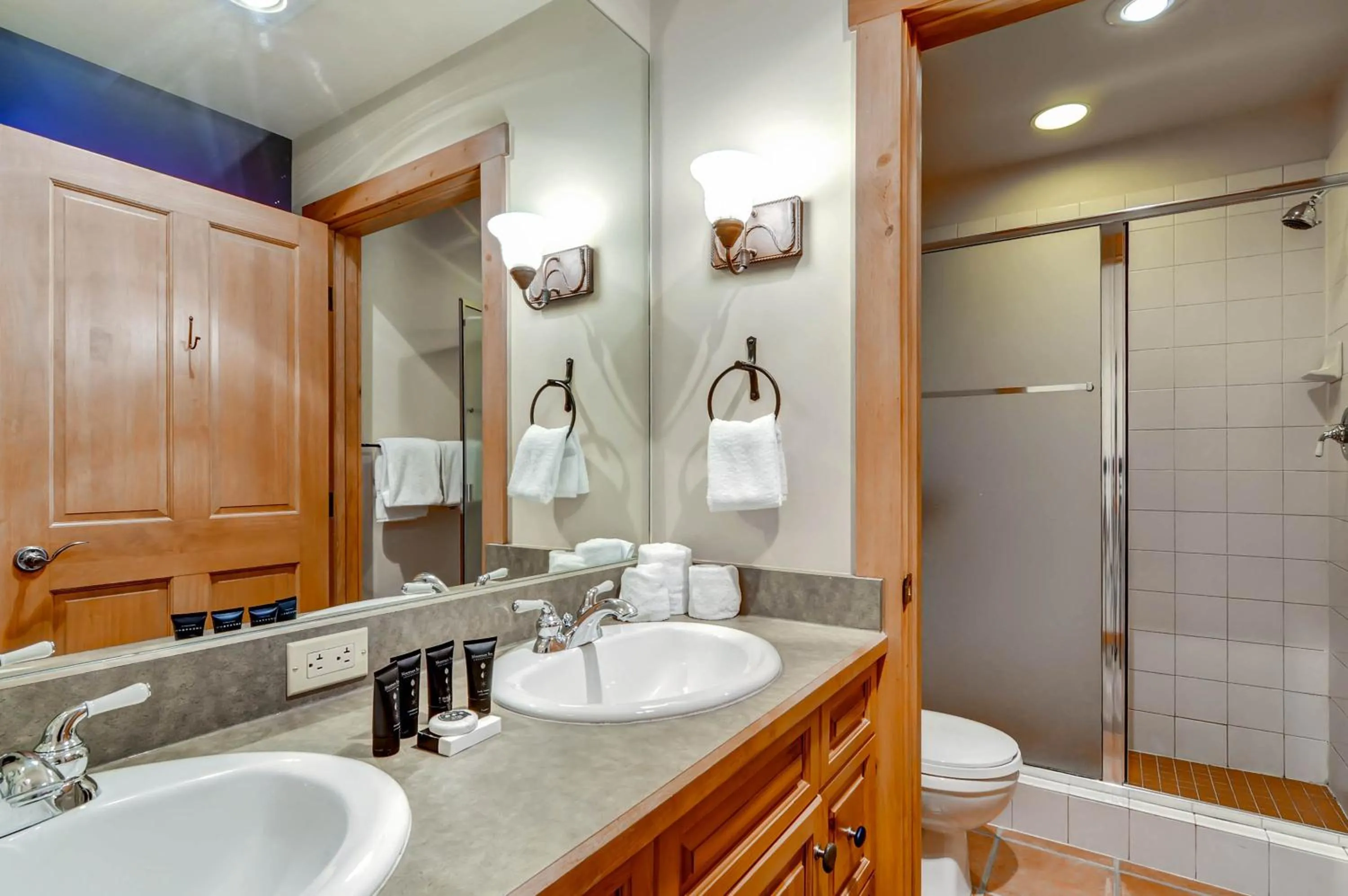 Bathroom in Expedition Station Condos by Vail Resorts