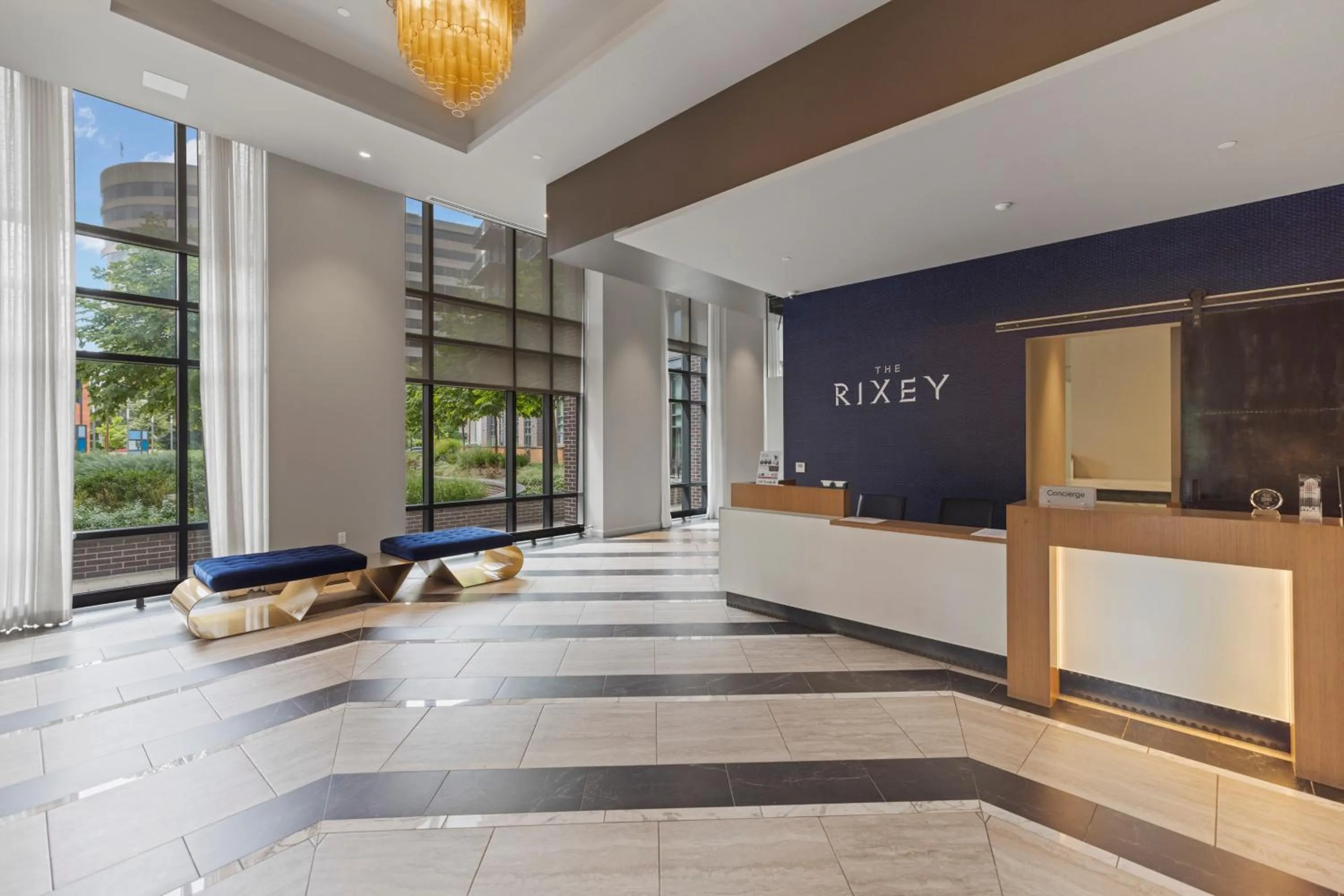 Lobby or reception in Placemakr Marymount Ballston