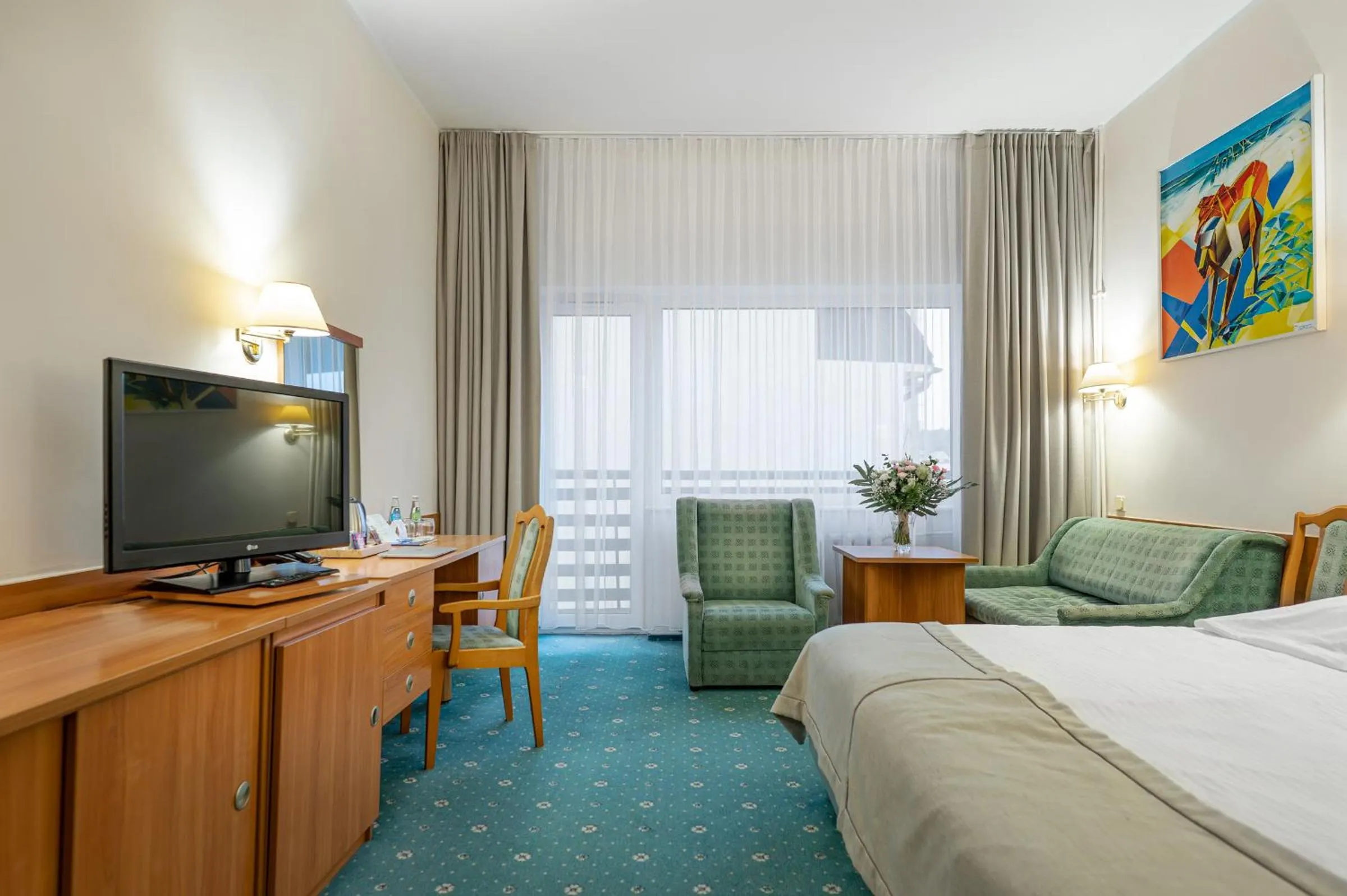 TV and multimedia, Bed in Hotel Wodnik