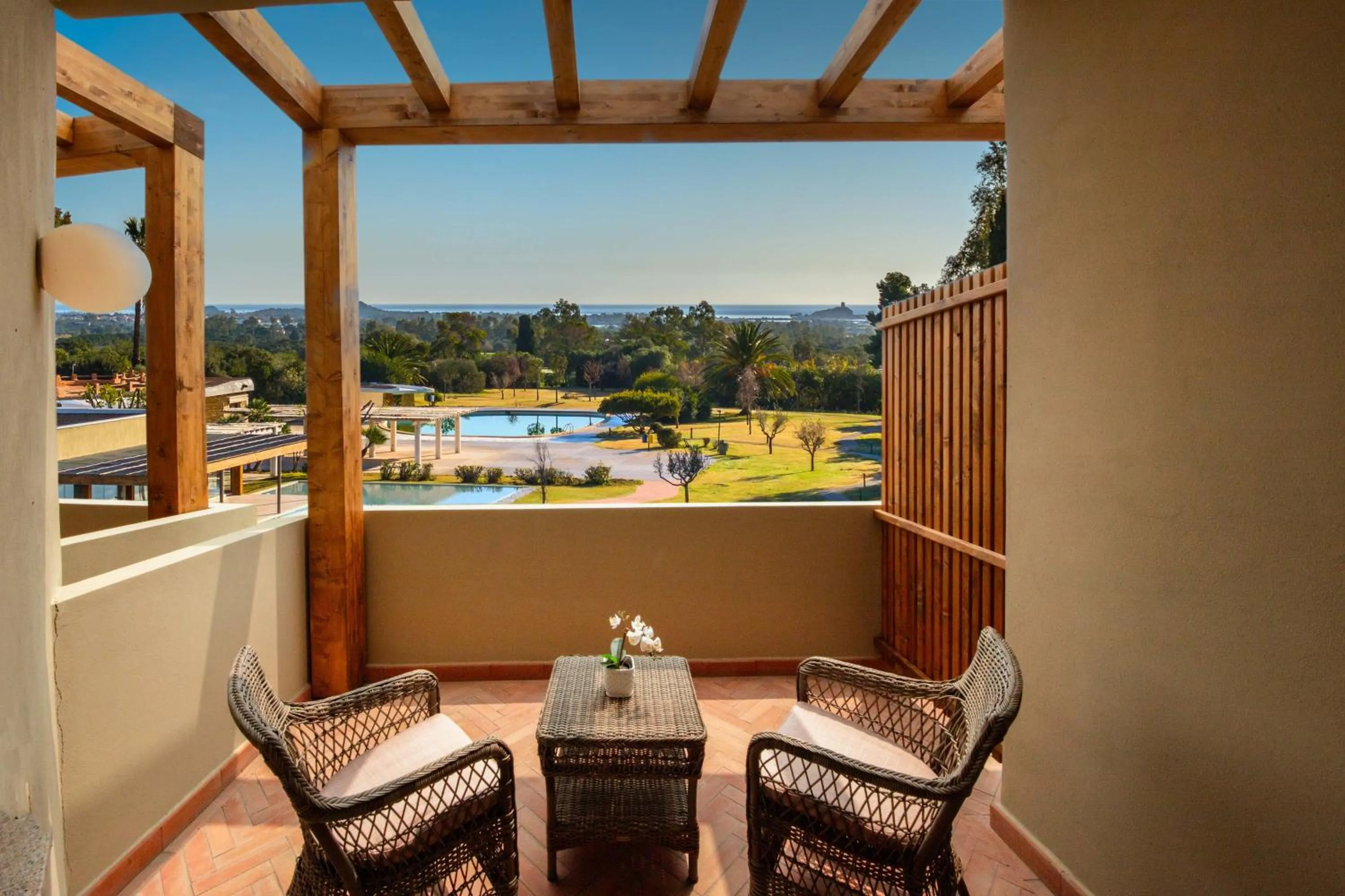 Balcony/Terrace in Is Molas Resort
