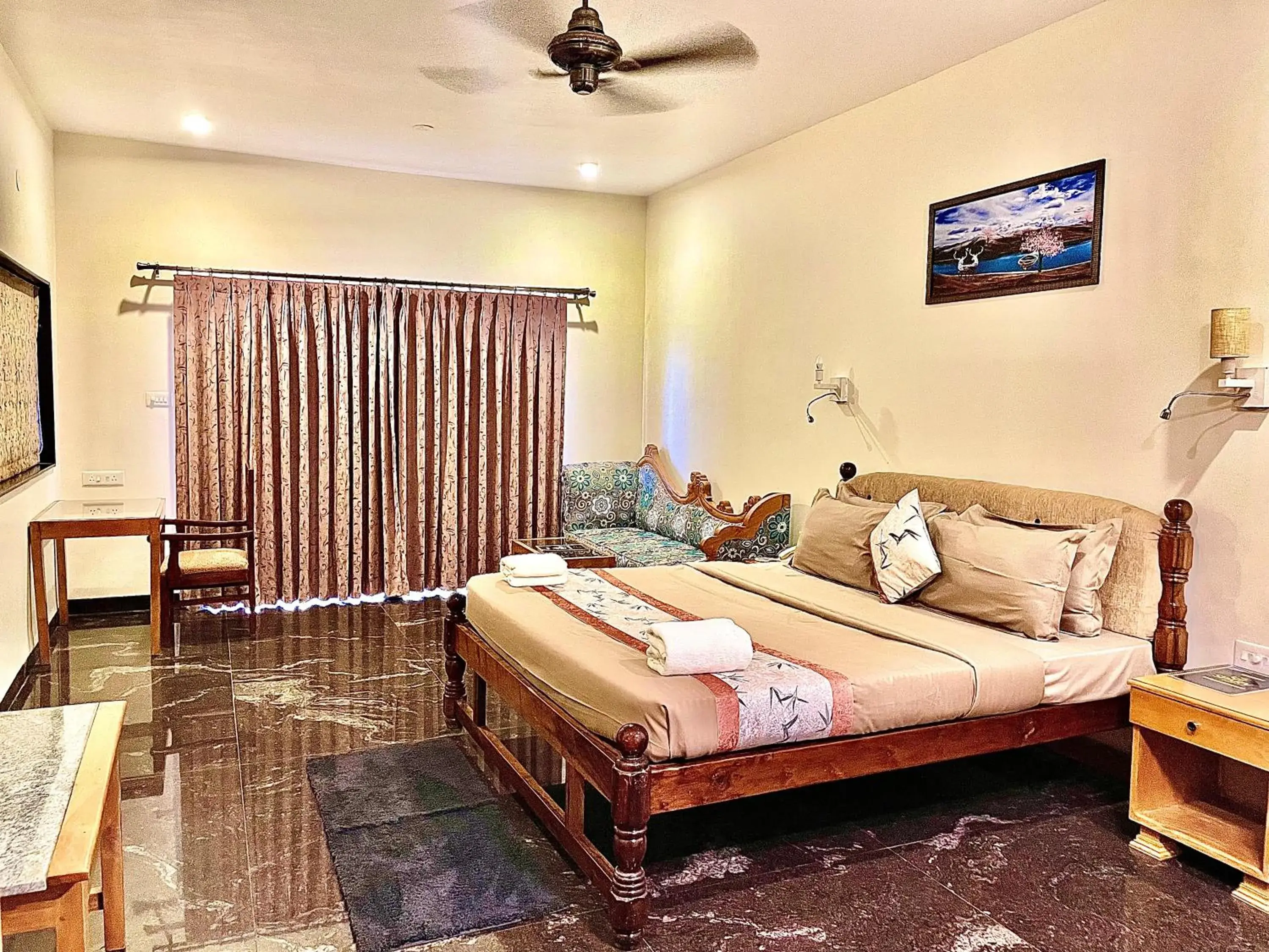 Deluxe Double Room with Balcony and Sea View in SPARV Aulakhs Resort Deluxe Double Room with Balcony and Sea View in SPARV Aulakhs Resort