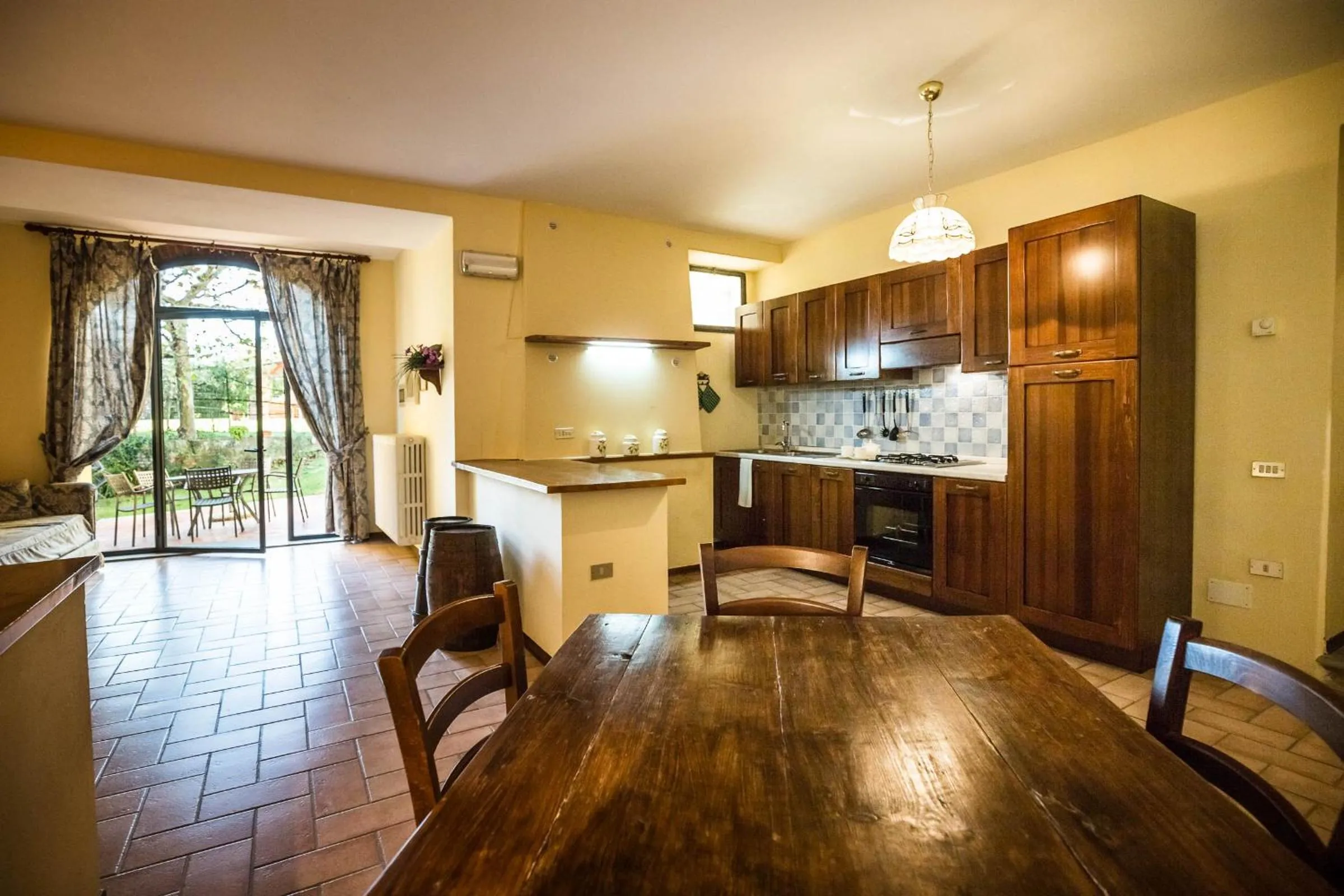 Kitchen or kitchenette in Le Fonti A San Giorgio