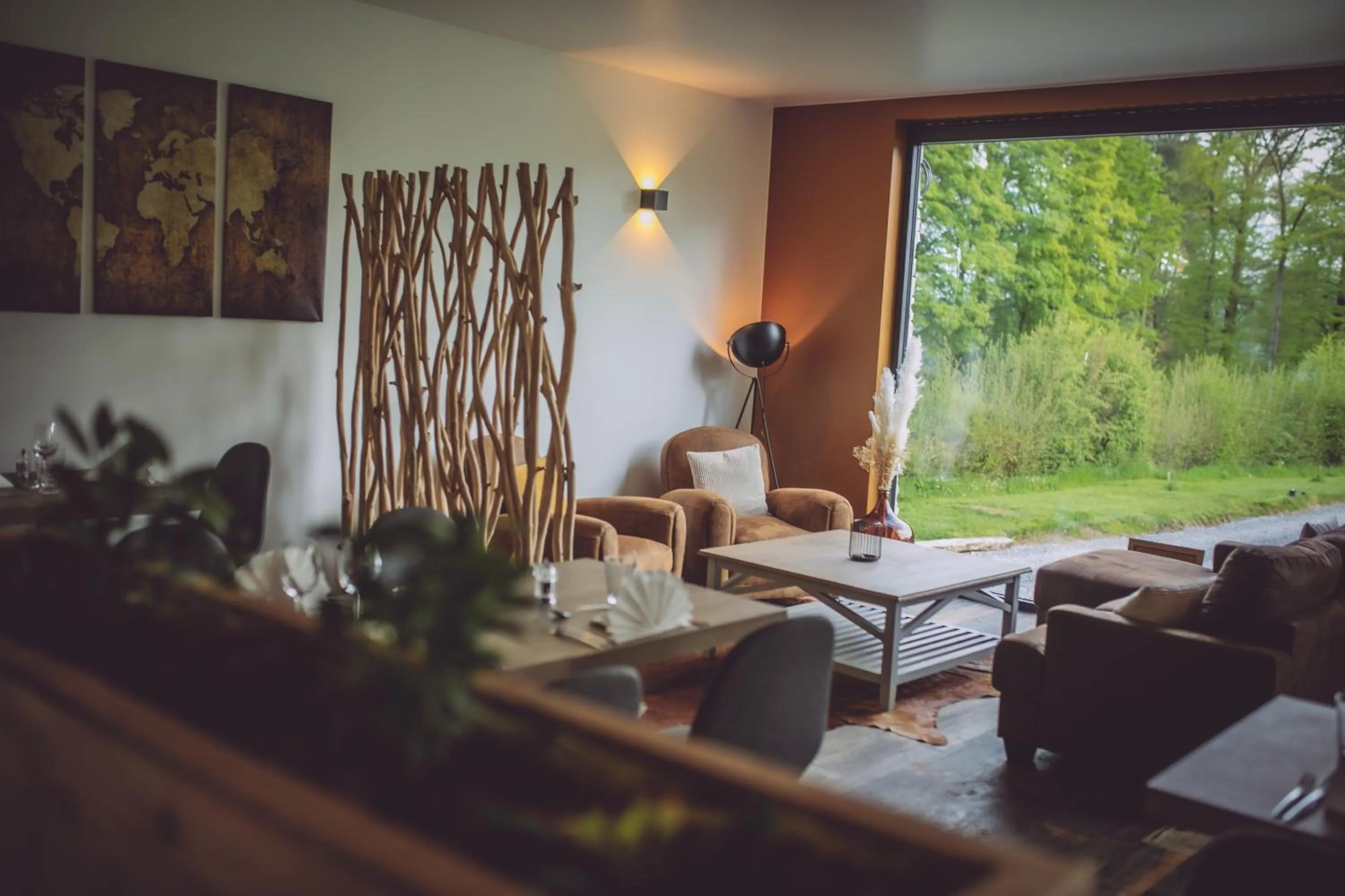 Living room in Le Domaine de Bra