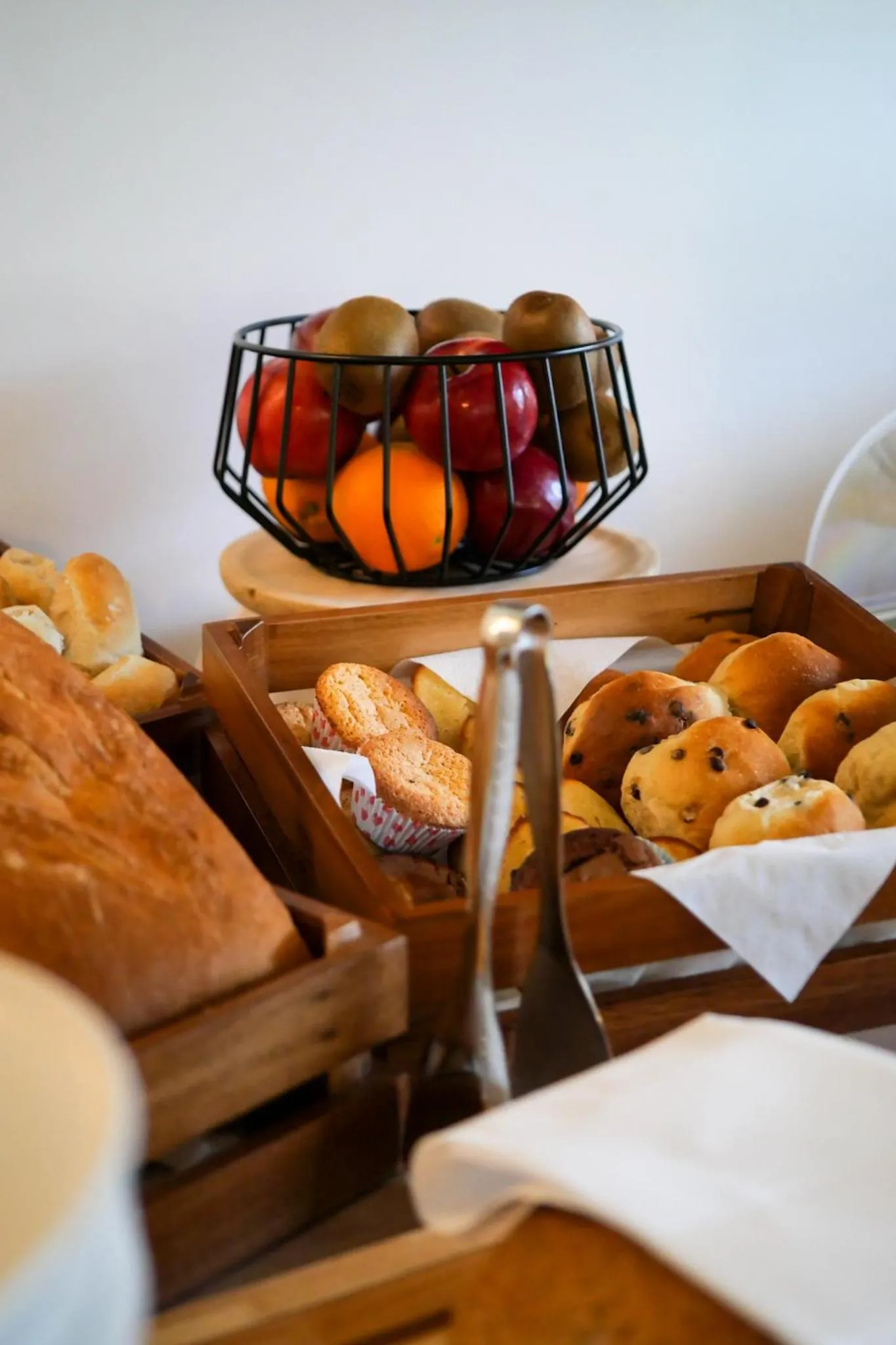 Continental breakfast in Le Domaine de Bra