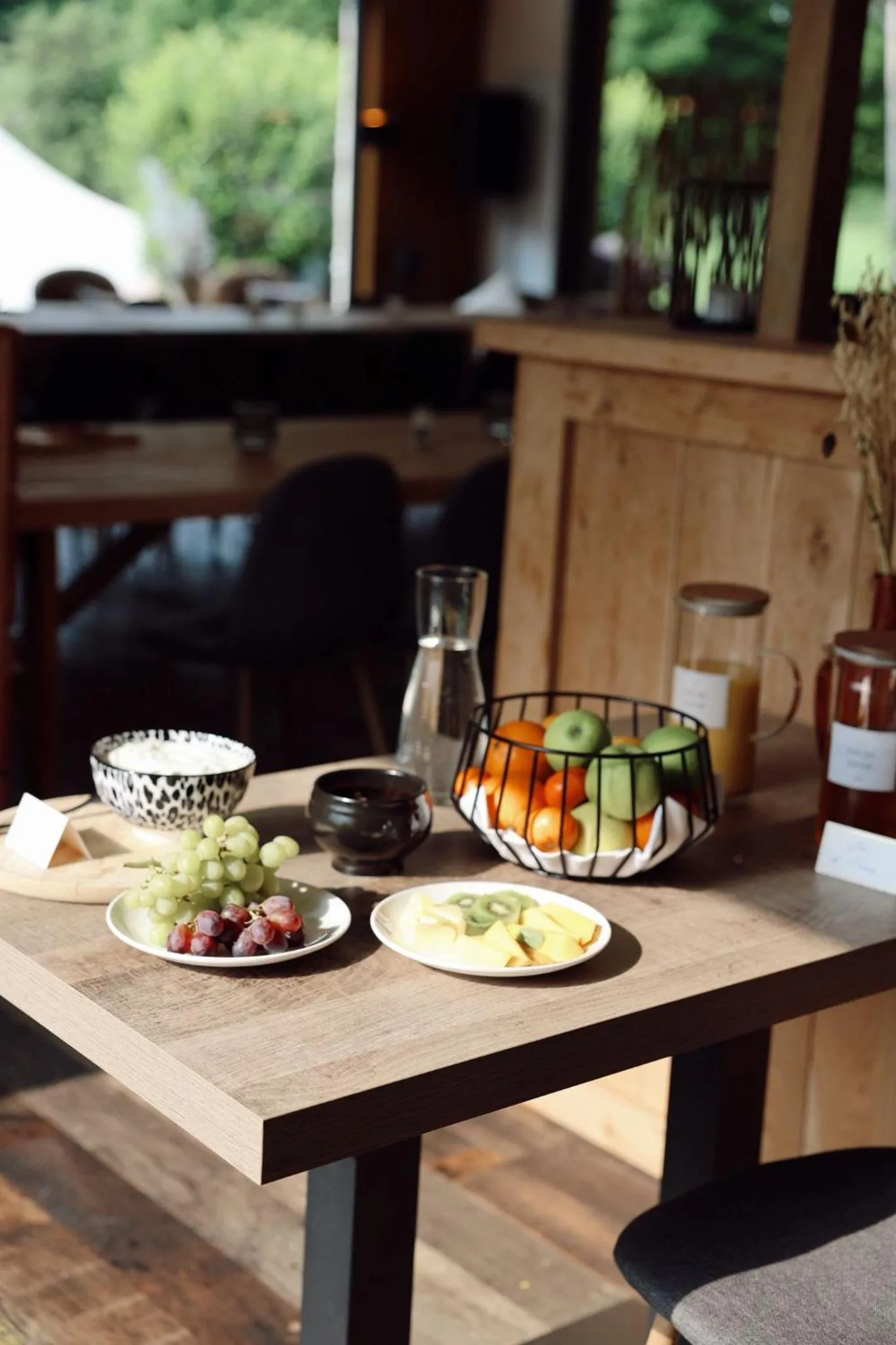 Continental breakfast in Le Domaine de Bra