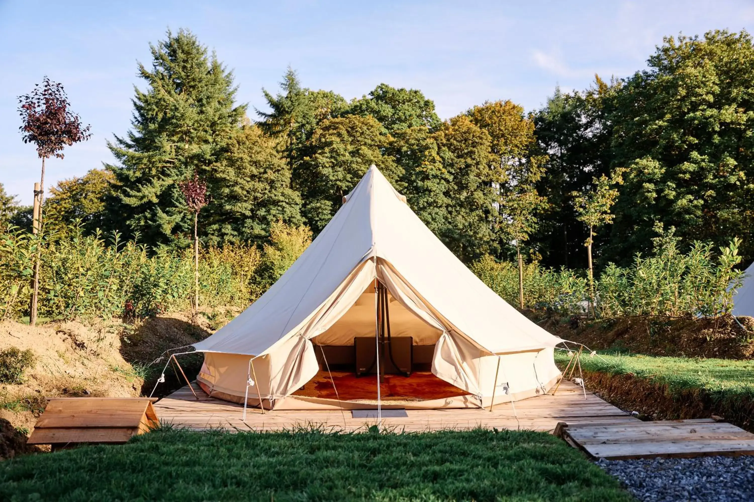 Superior Tent with Terrace in Le Domaine de Bra Superior Tent with Terrace in Le Domaine de Bra