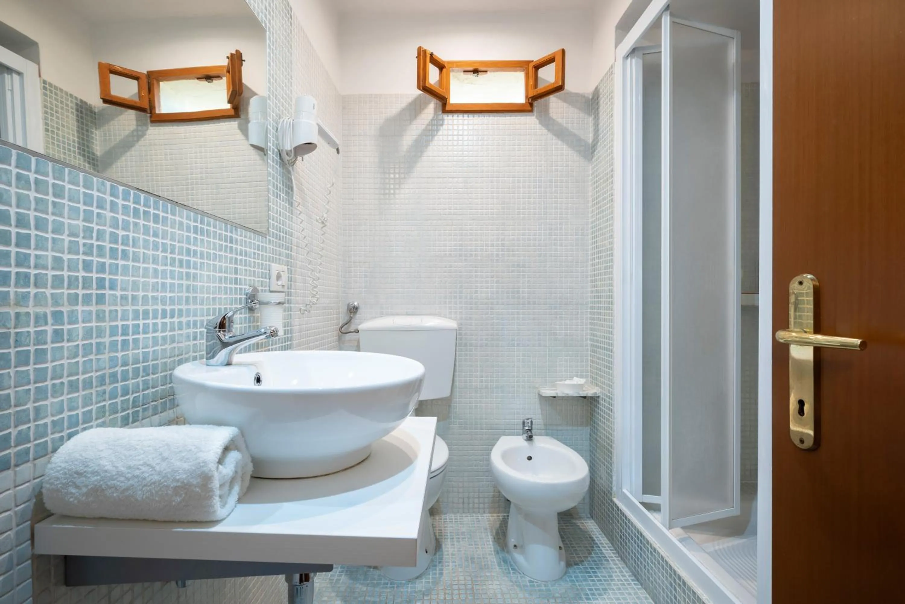 Shower in Cascina De' Fagiolari