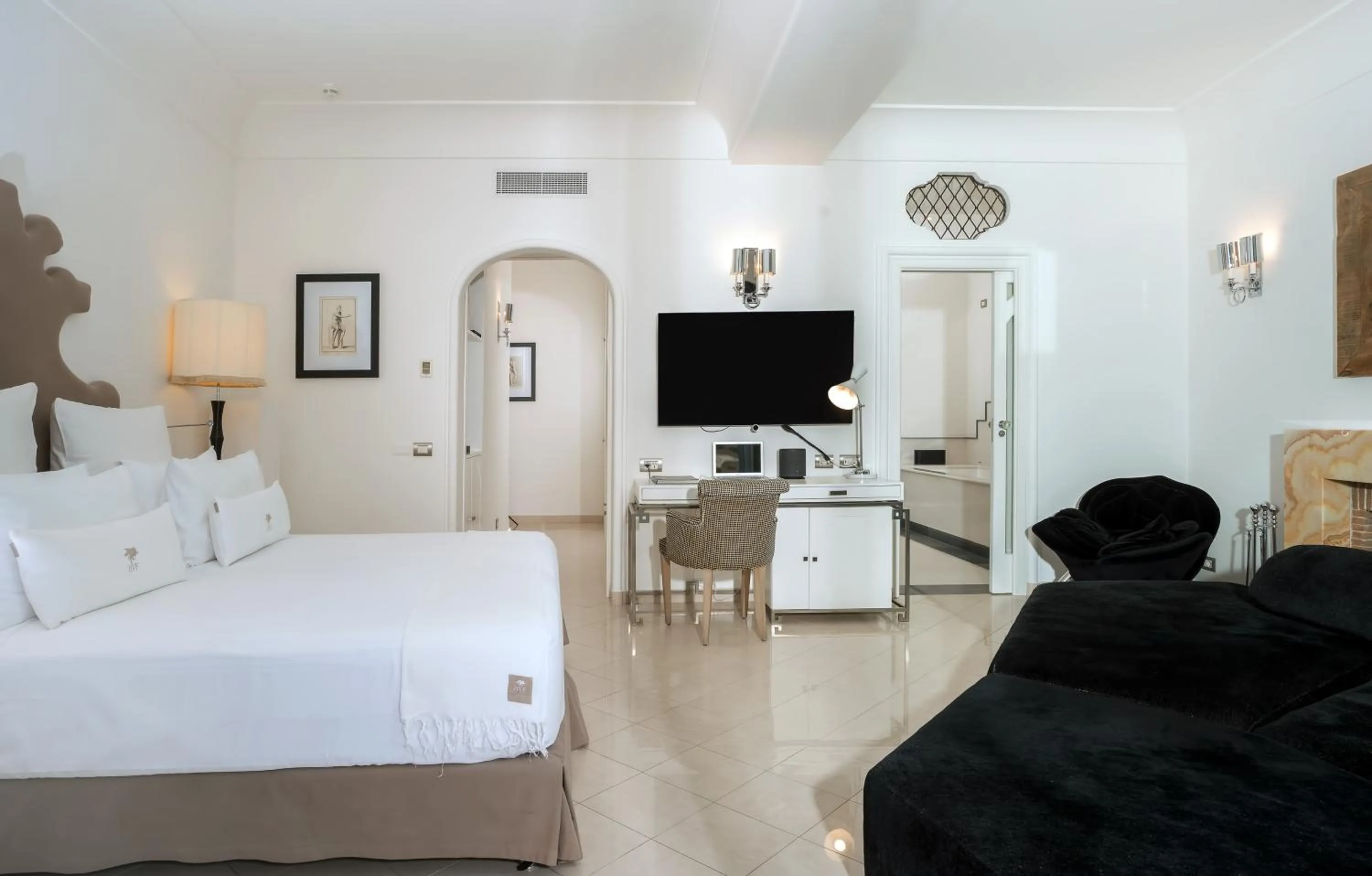 Bed in Hotel Villa Franca