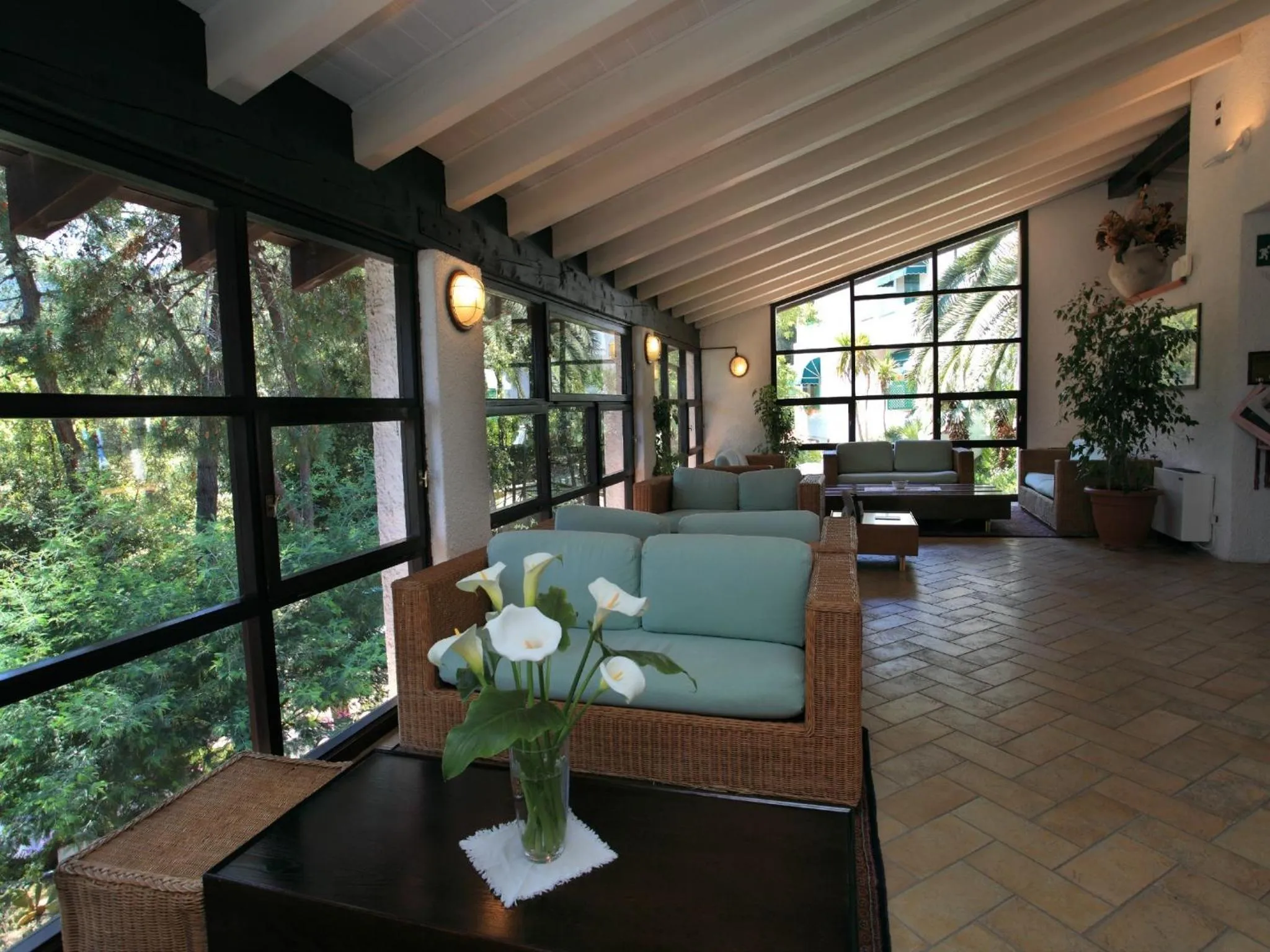 Lobby or reception in Hotel Valle Verde