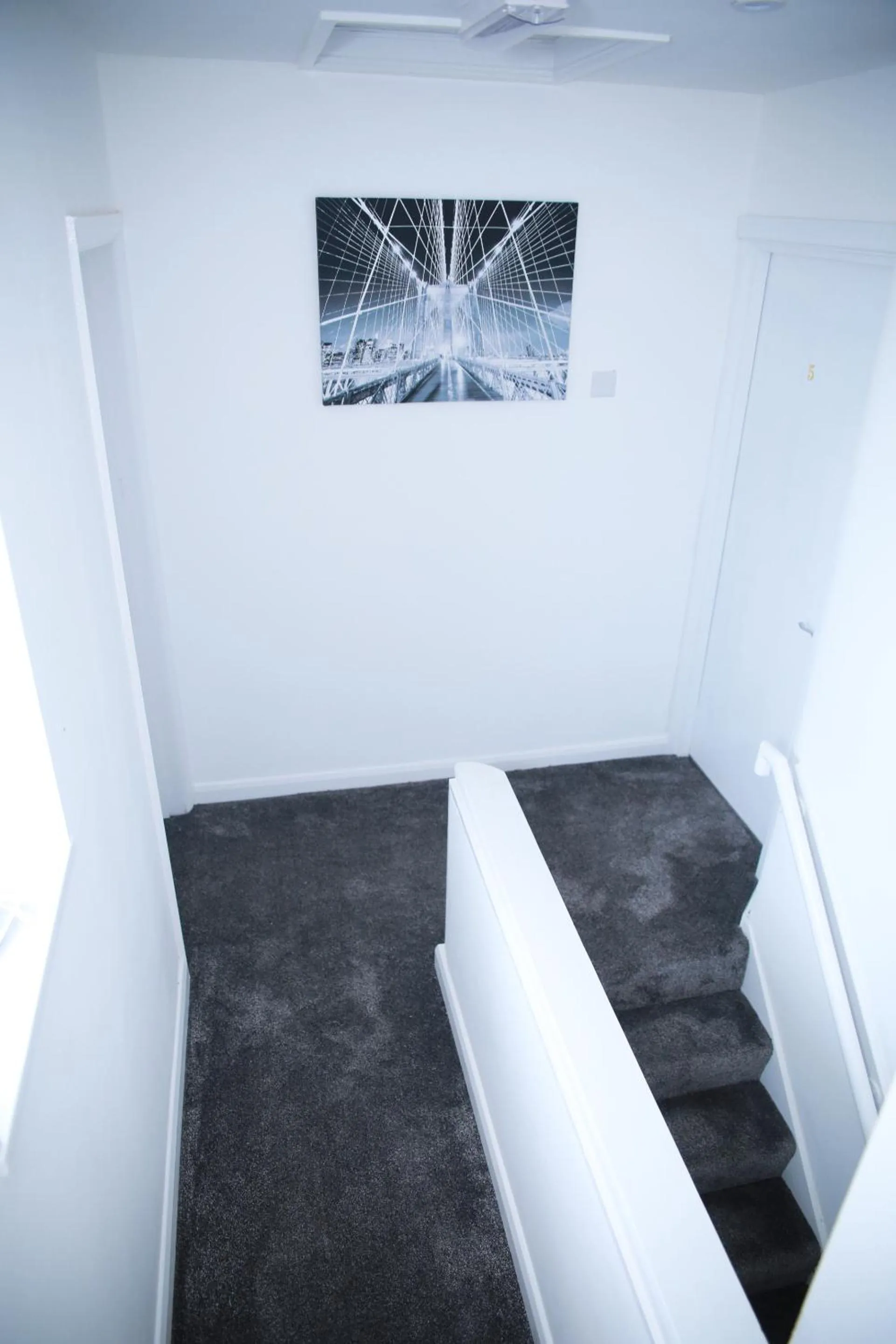 Lobby or reception, Bed in South Harrow Apartment