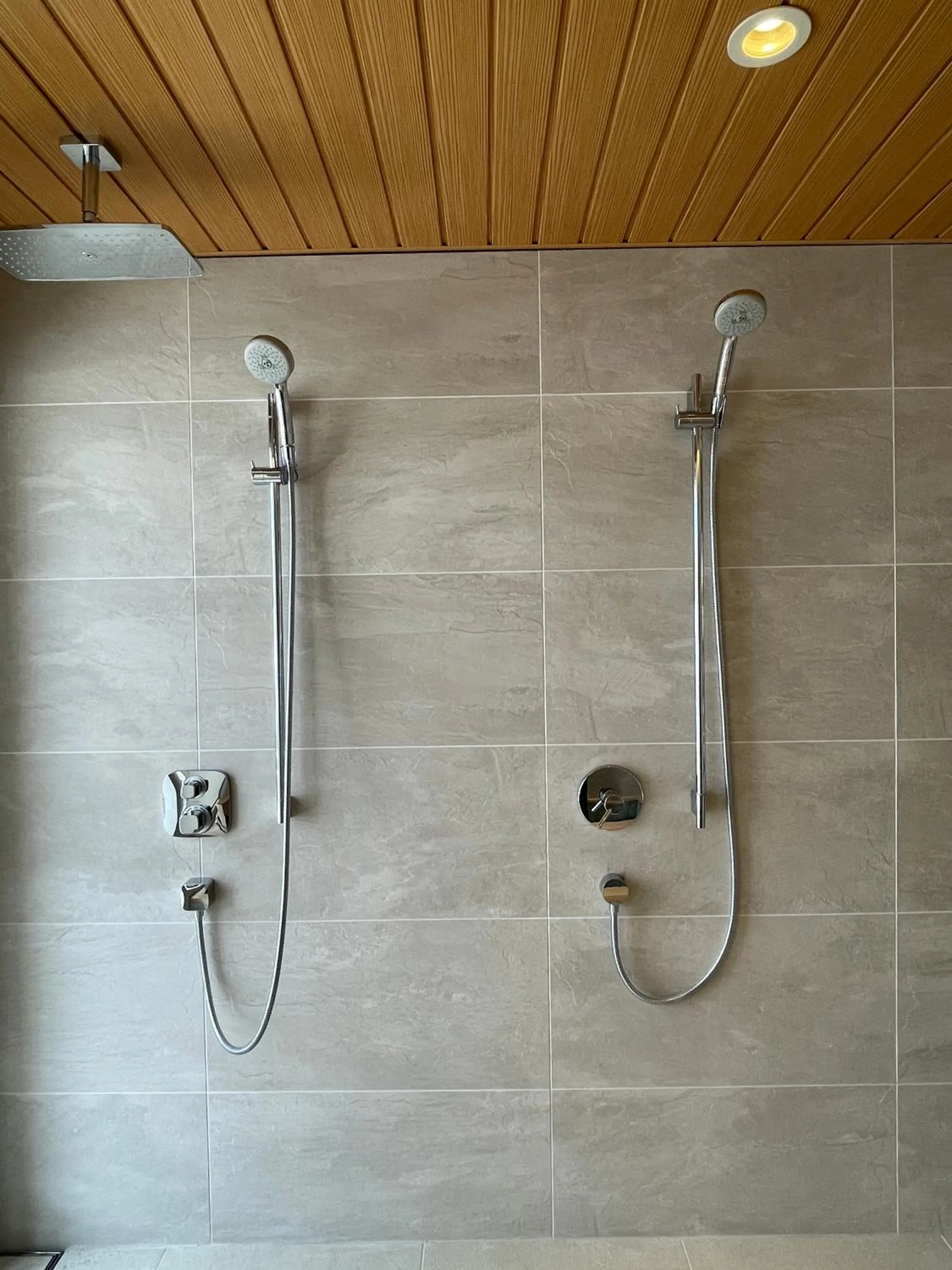 Shower in Silver Maple Chalet by Hakuba White Fox Company