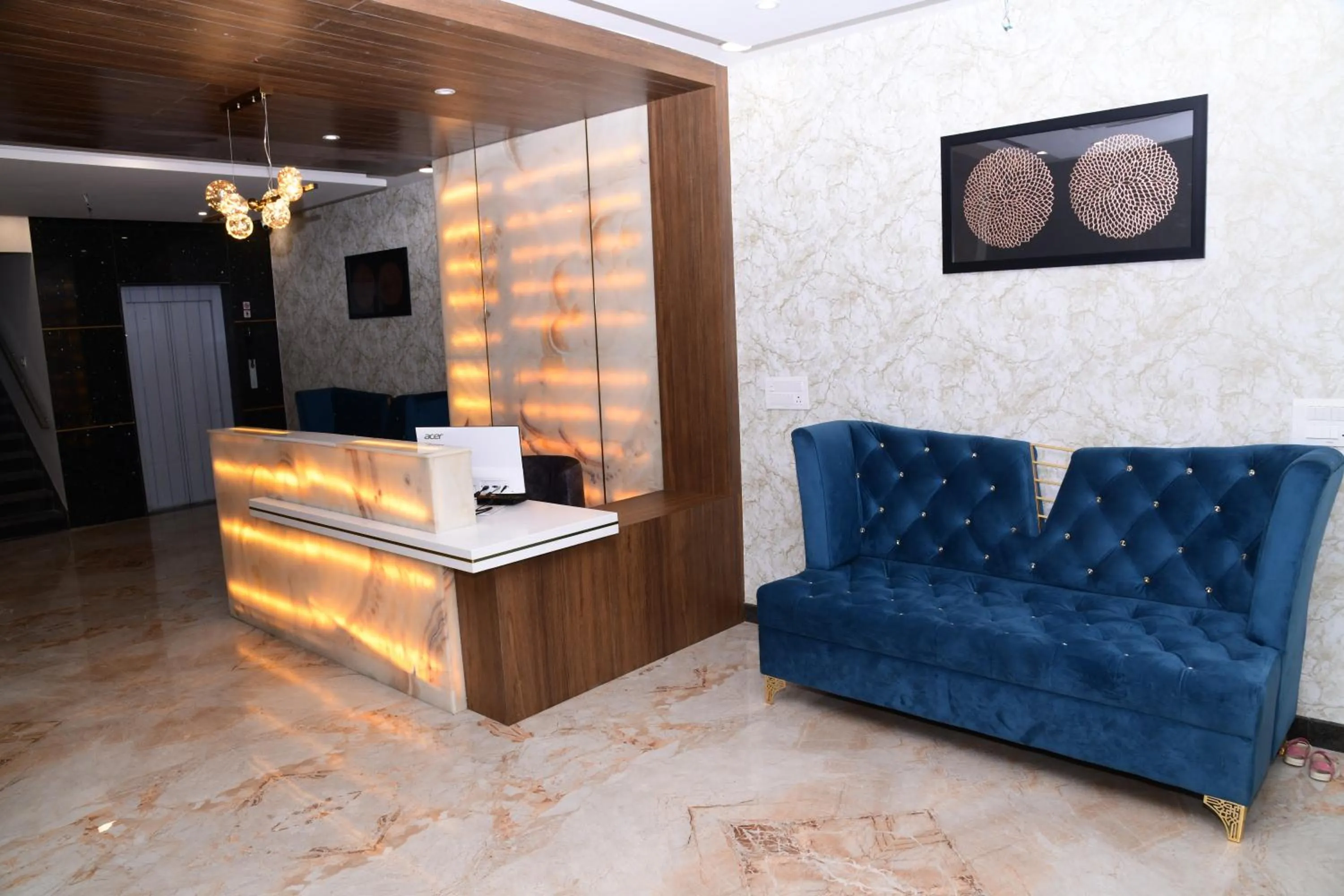 Lobby or reception in Bangalore Times