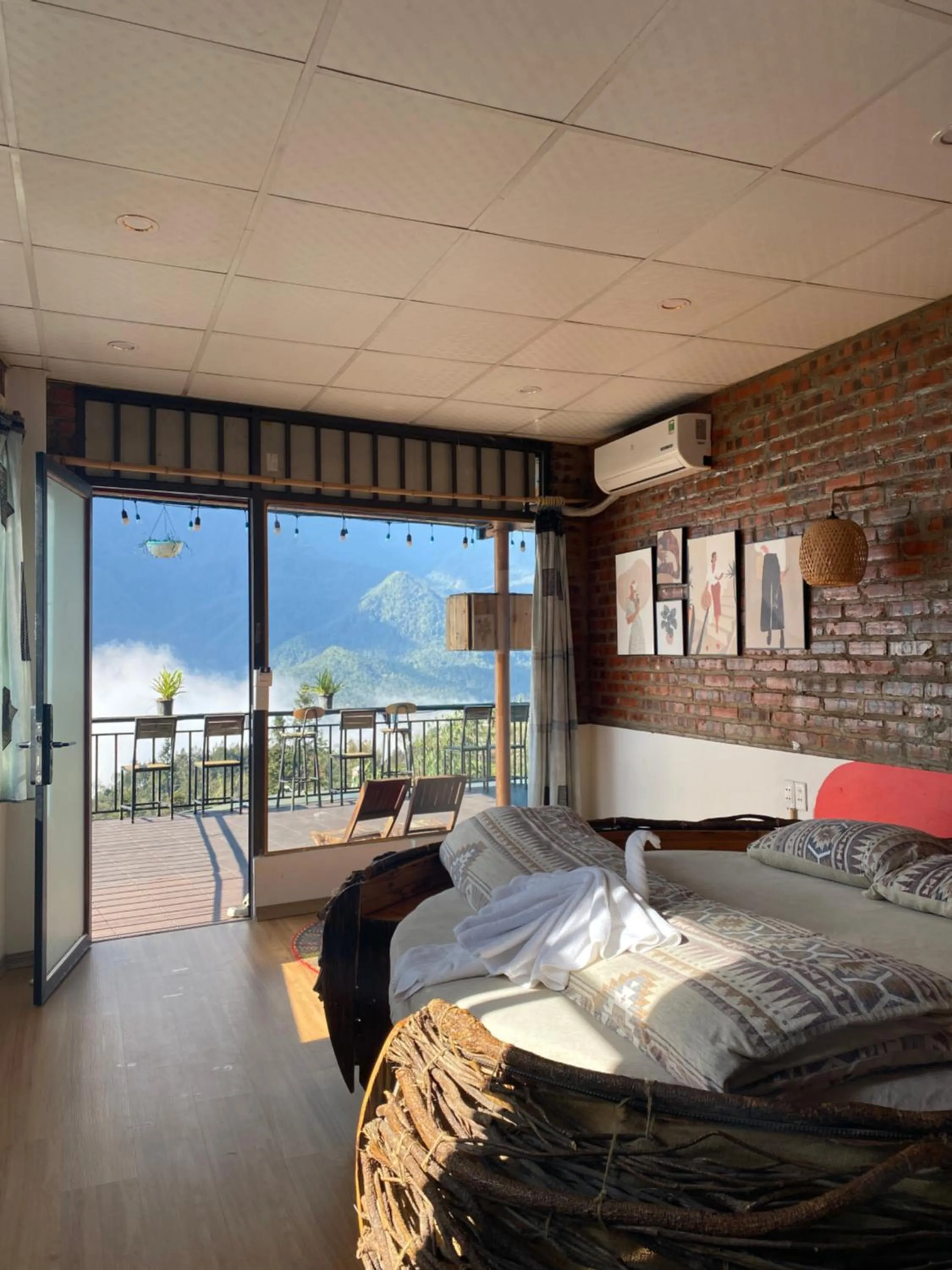 Balcony/Terrace, Bed in D Home Sapa 2