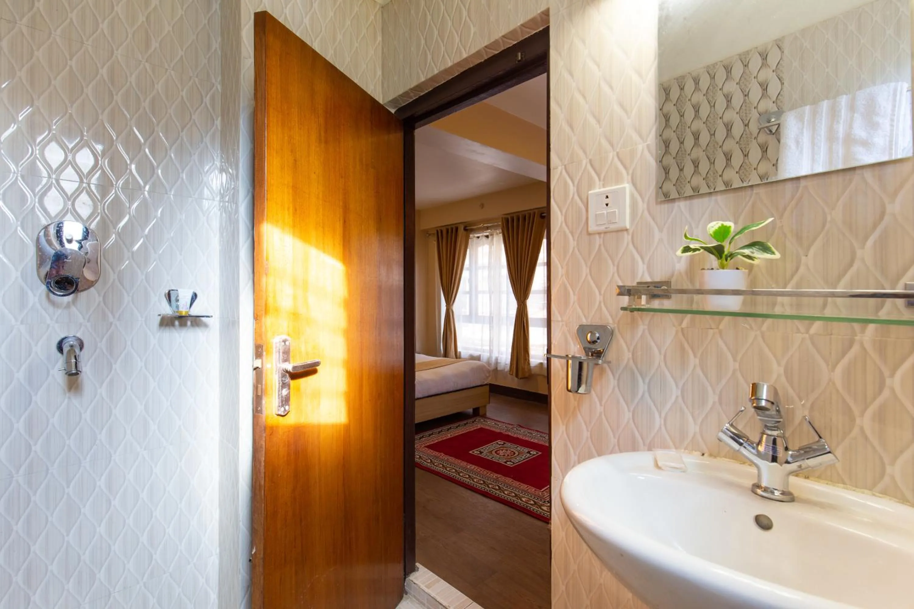 Shower in Bhrikuti Stay - Patan Durbar Square