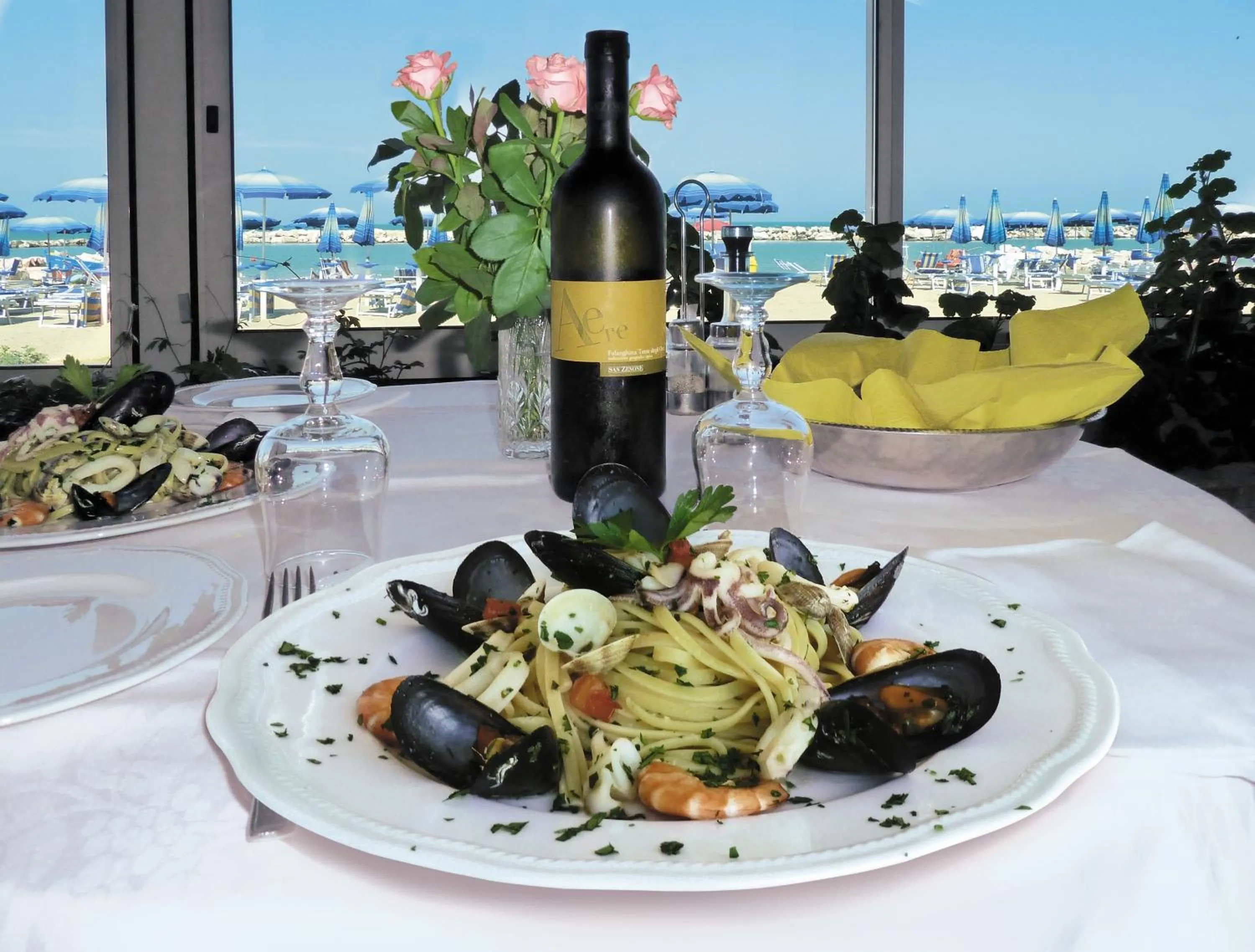 Food close-up in Hotel Strand