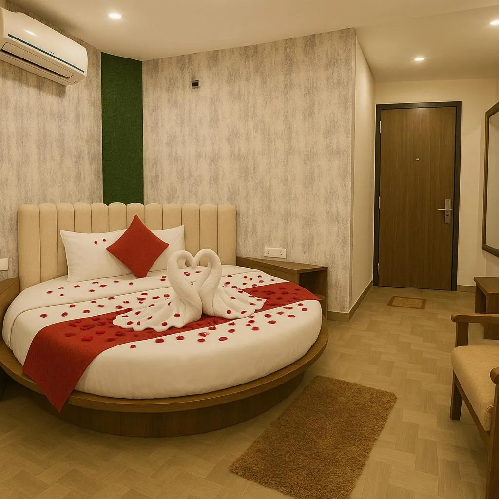 Bed in Hotel Cordelia Inn - Swimming Pool & Spa