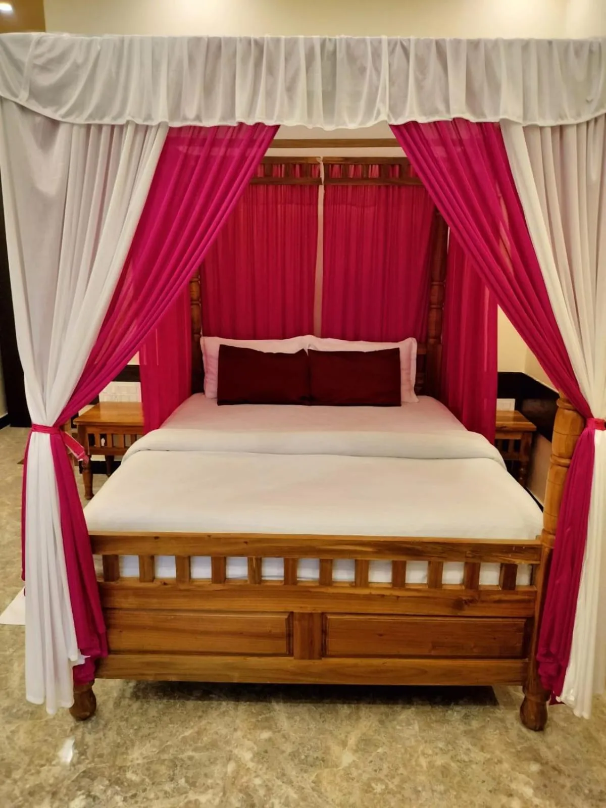 Bed in Orange Valley Plantation Holiday Coorg