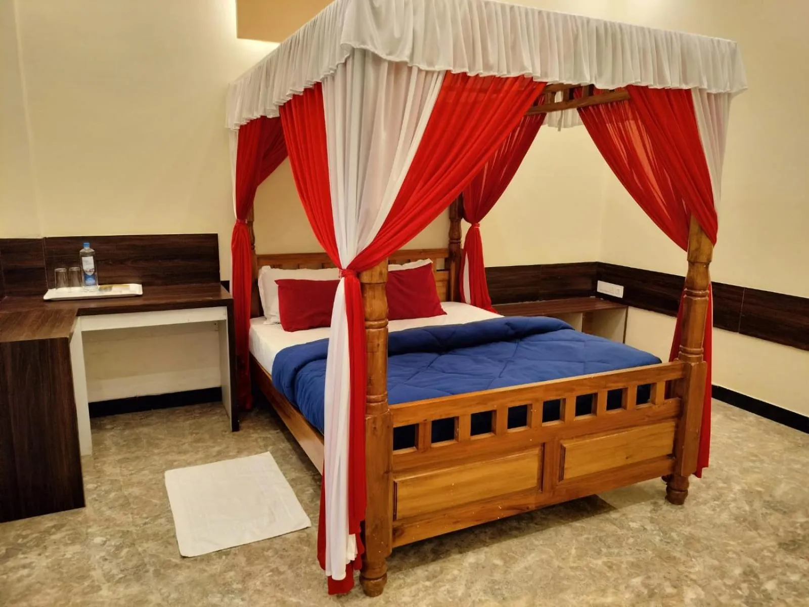 Bed in Orange Valley Plantation Holiday Coorg
