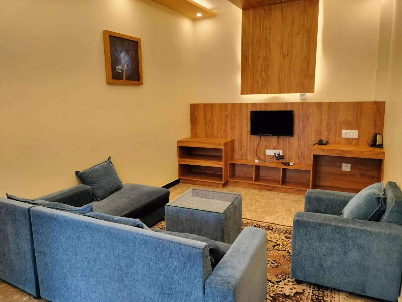 Living room in Orange Valley Plantation Holiday Coorg