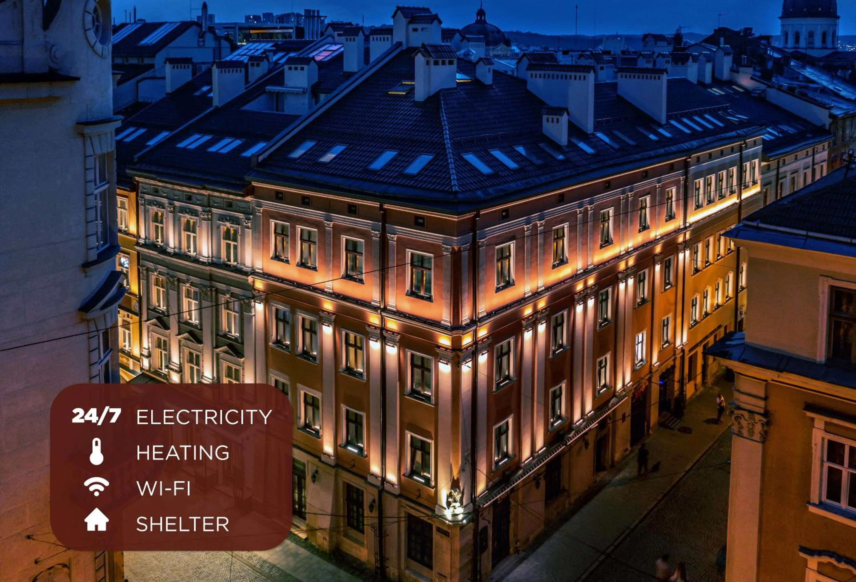 Property building in Best Western Plus Market Square Lviv