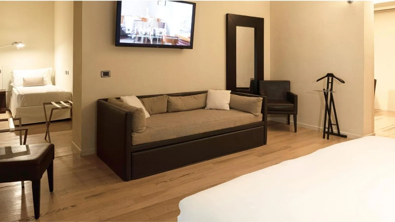 Photo of the whole room, Bed in I Portici Hotel Bologna