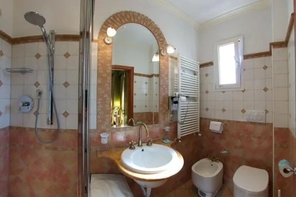 Bathroom in Hotel Pedrini