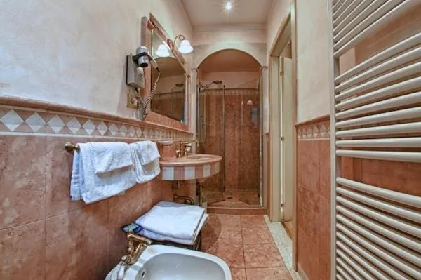 Bathroom in Hotel Pedrini
