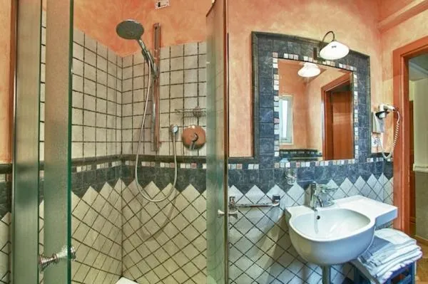 Bathroom in Hotel Pedrini