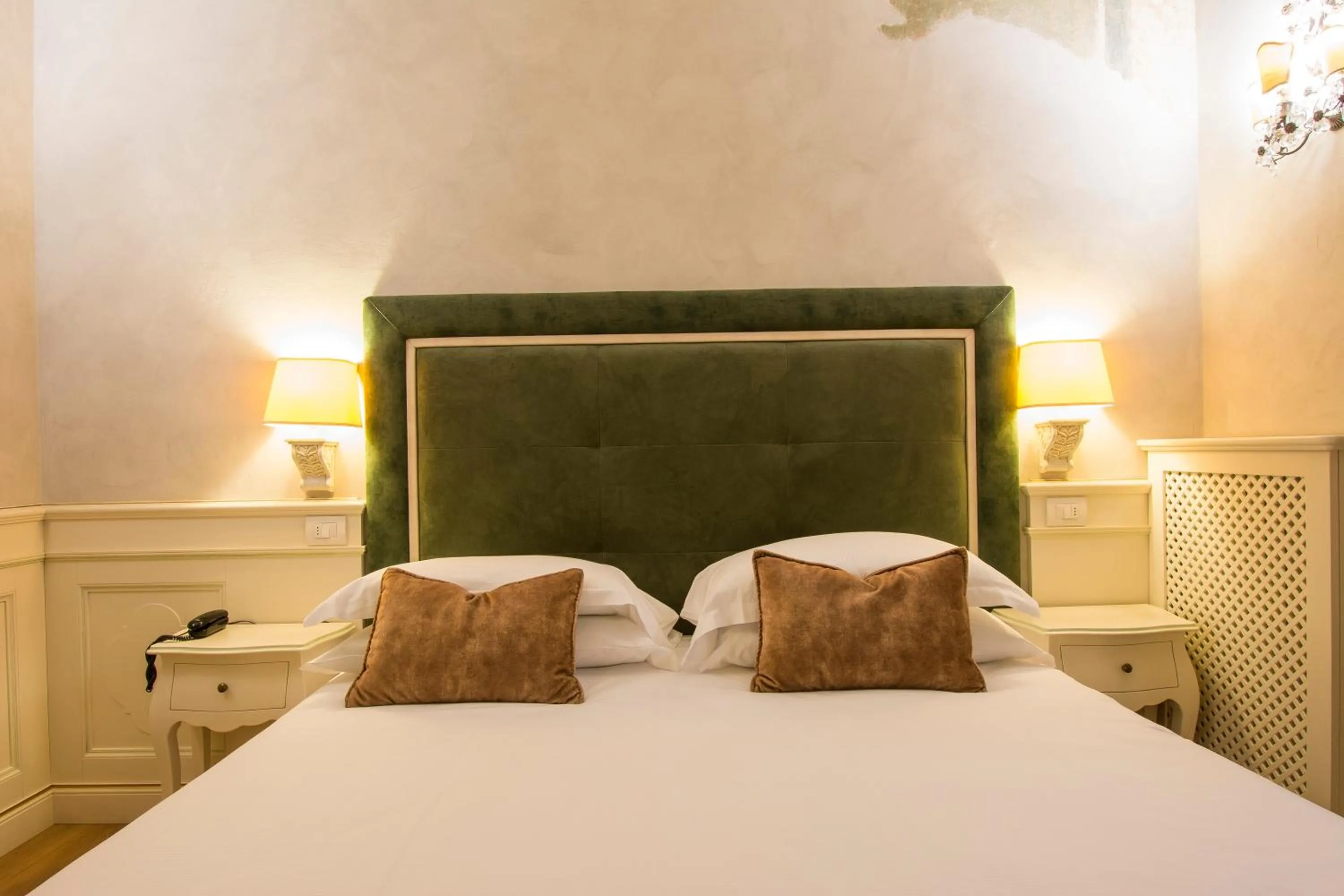 Bed in Hotel Pedrini