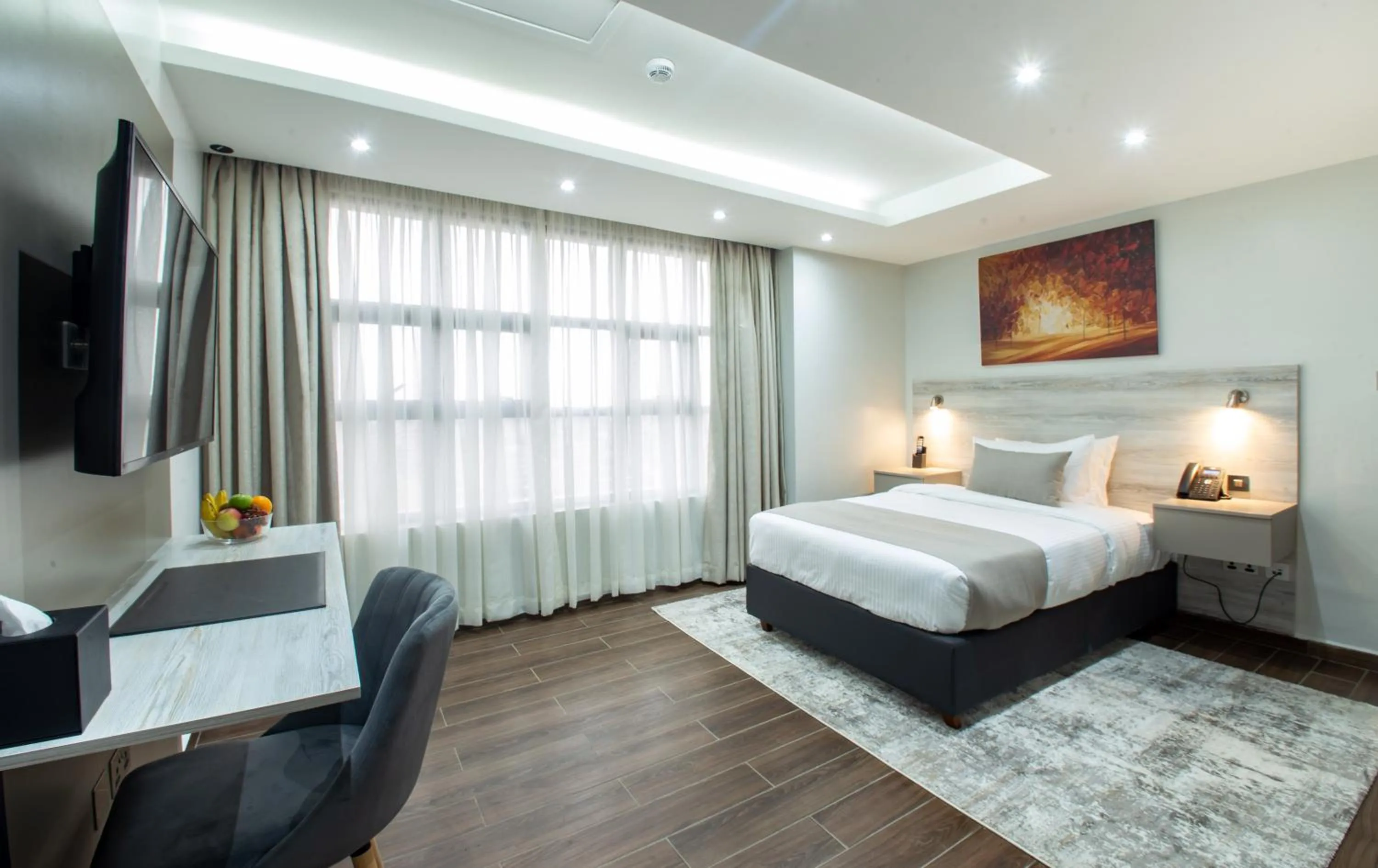 Bed in Hotel Mokka City