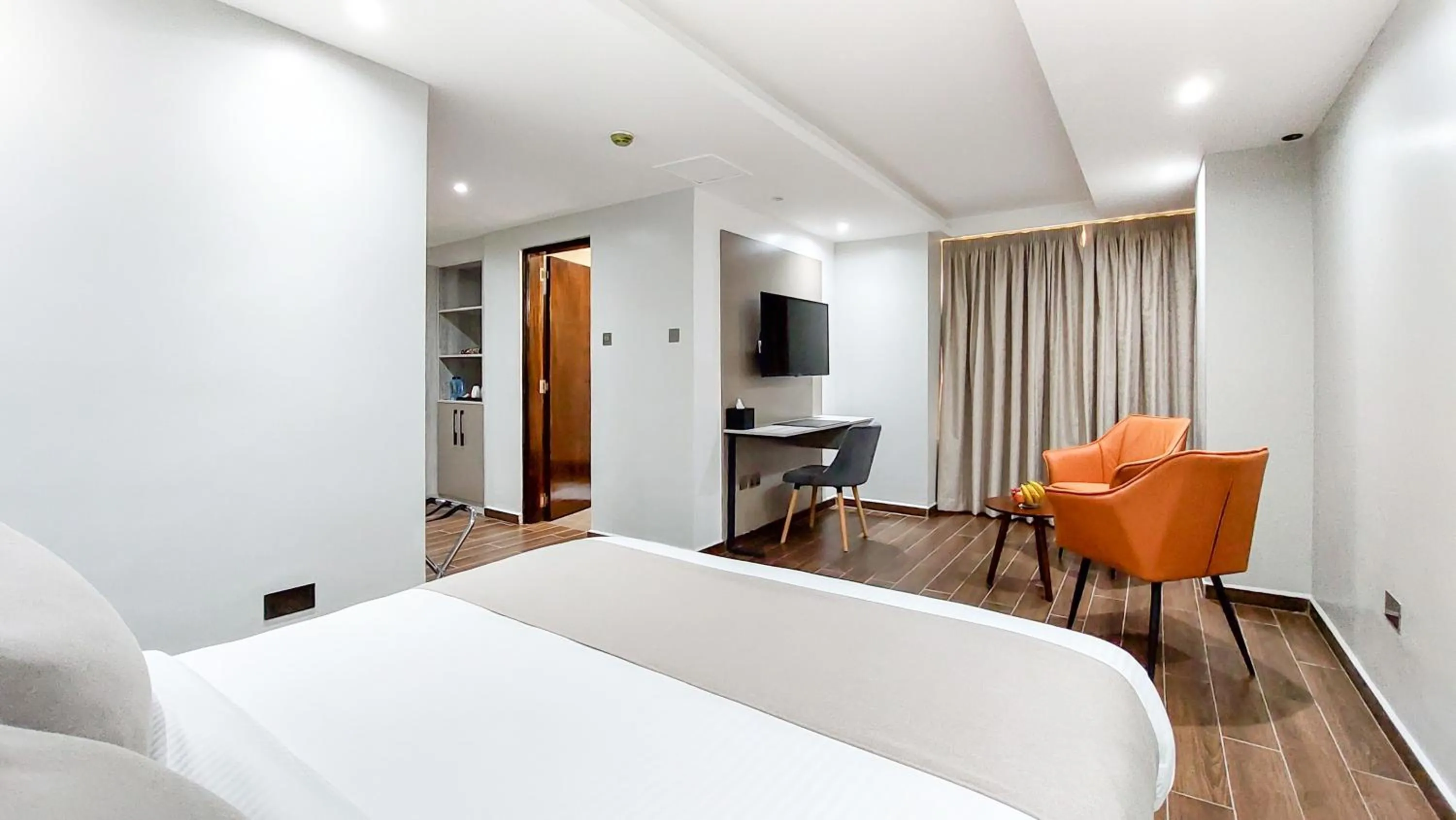 Bed in Hotel Mokka City