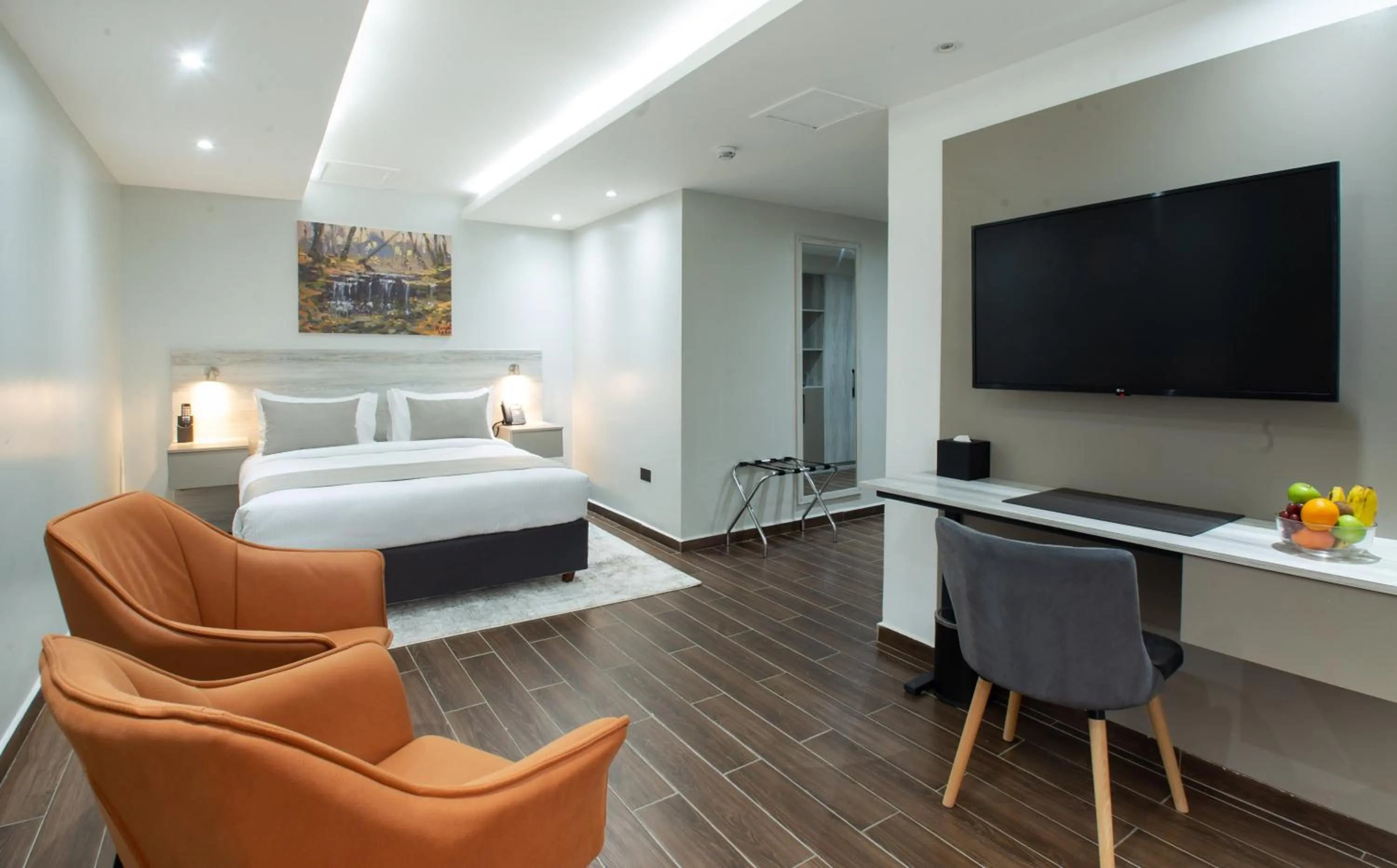 Bed in Hotel Mokka City