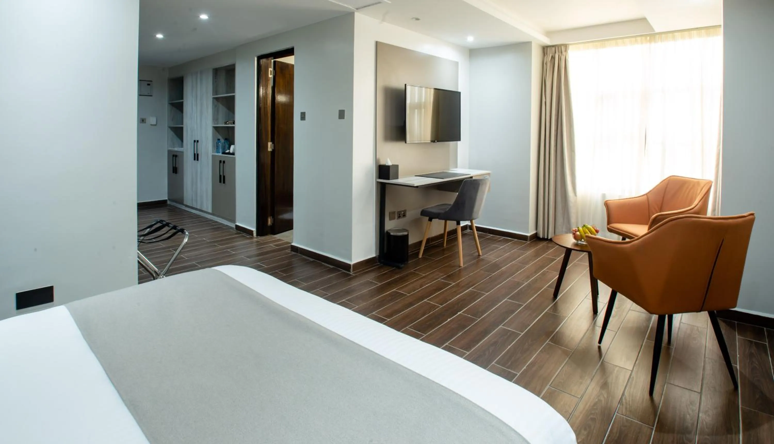 Bed in Hotel Mokka City