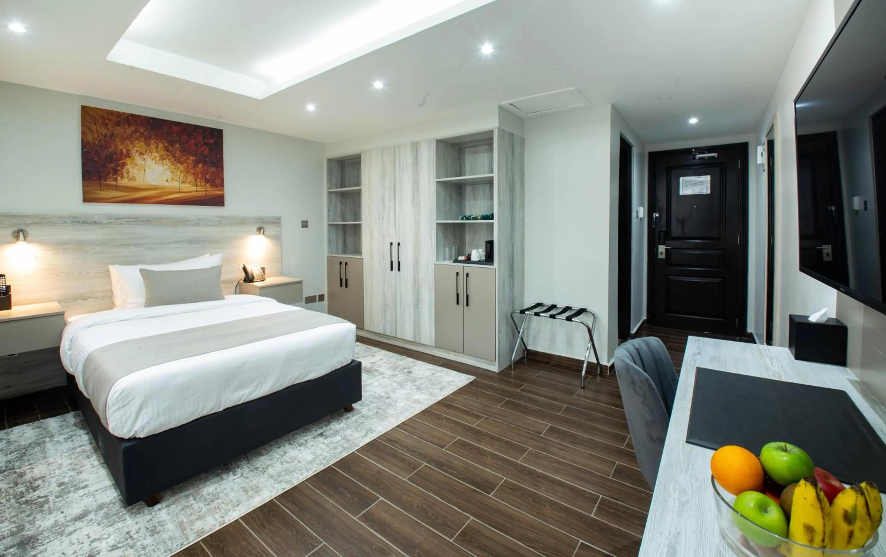 Bed in Hotel Mokka City