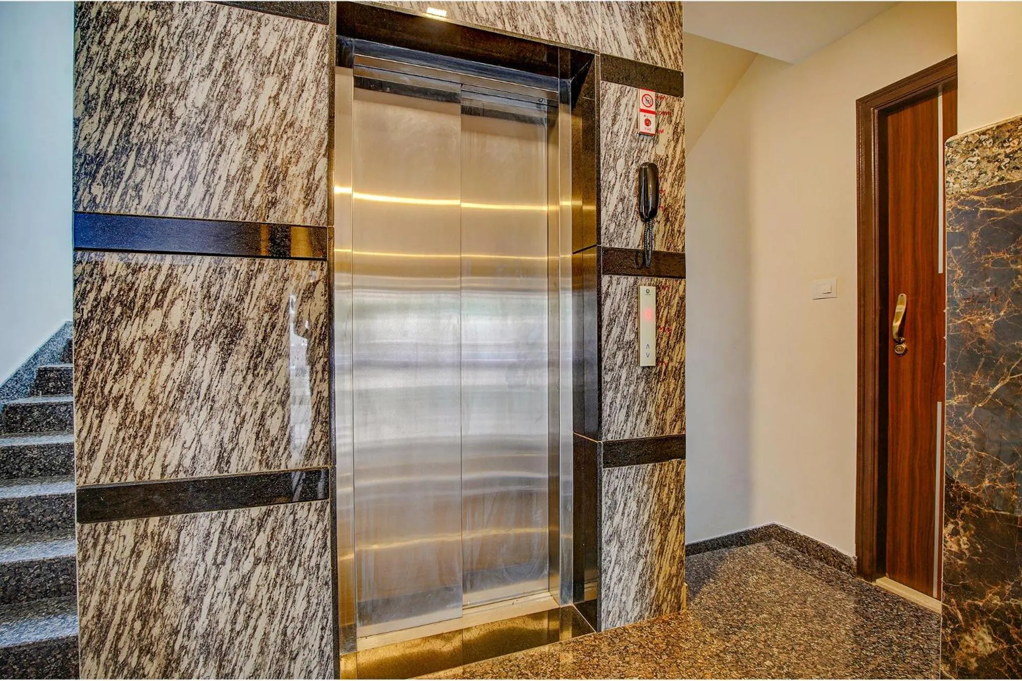 elevator in FabHotel Greenwood Xpress Inn - Nr Manipal Hospital