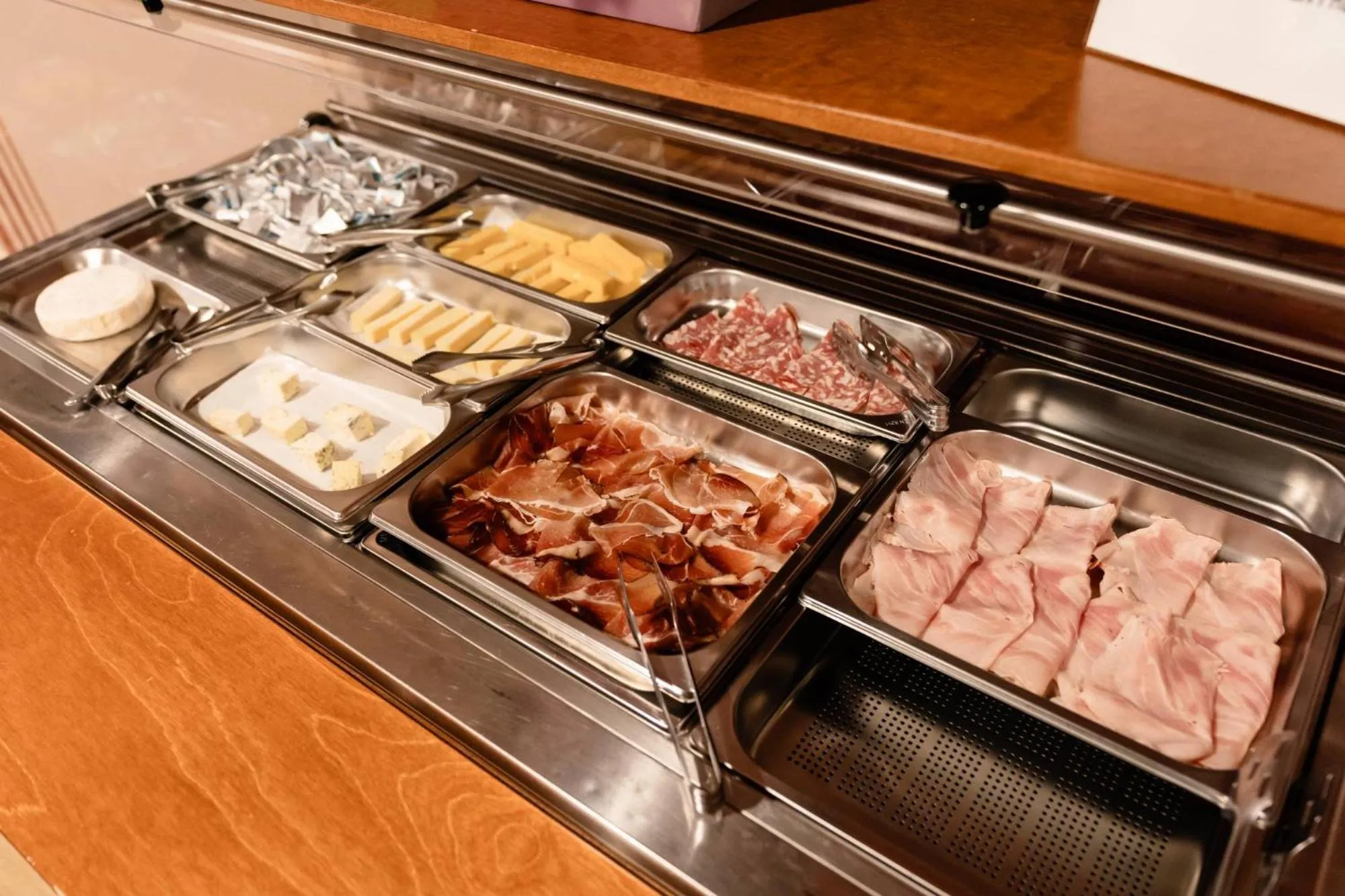 Continental breakfast in Hotel Ristorante I Castelli