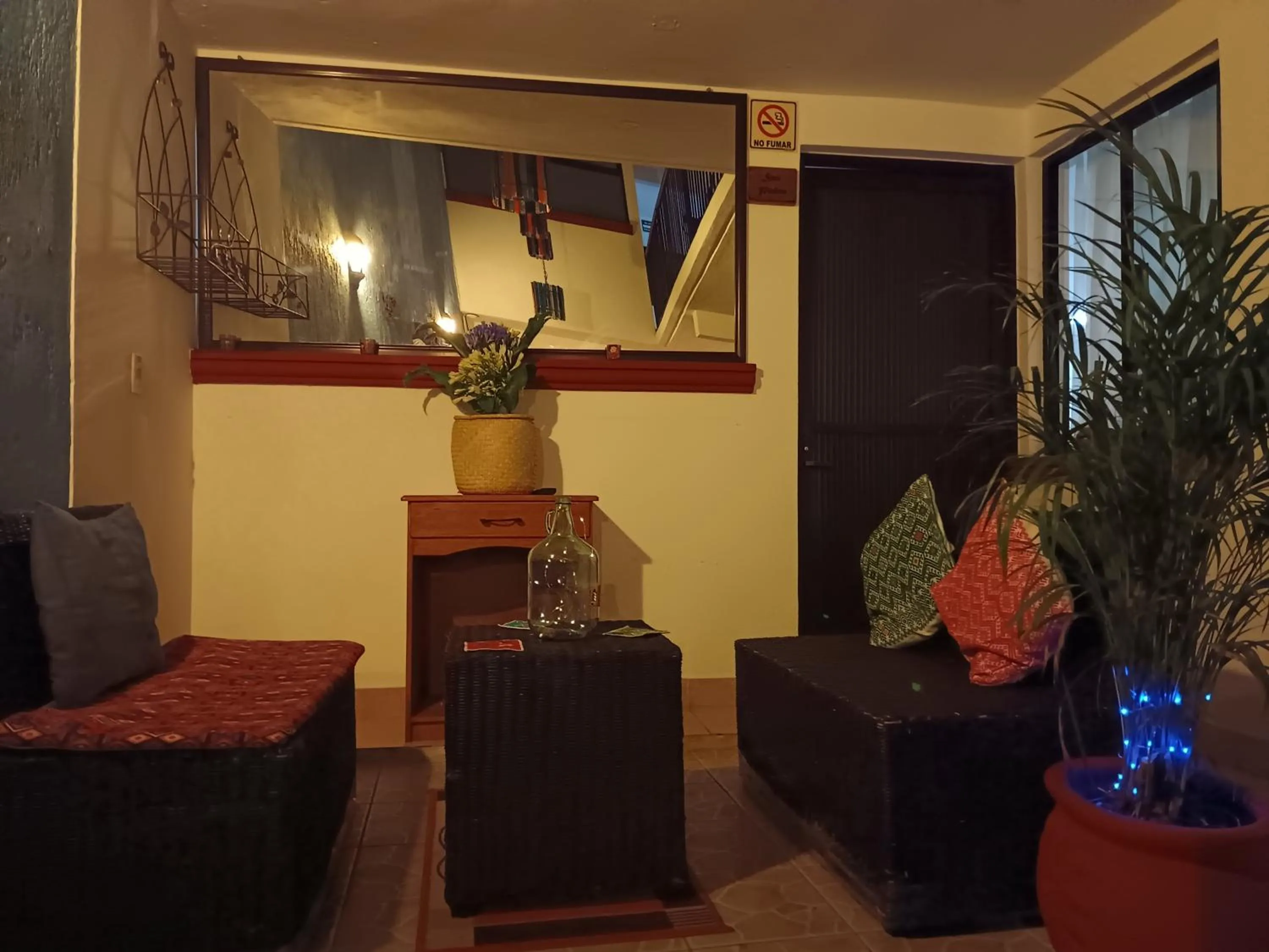 Seating area in Hotel Casa San Marcos