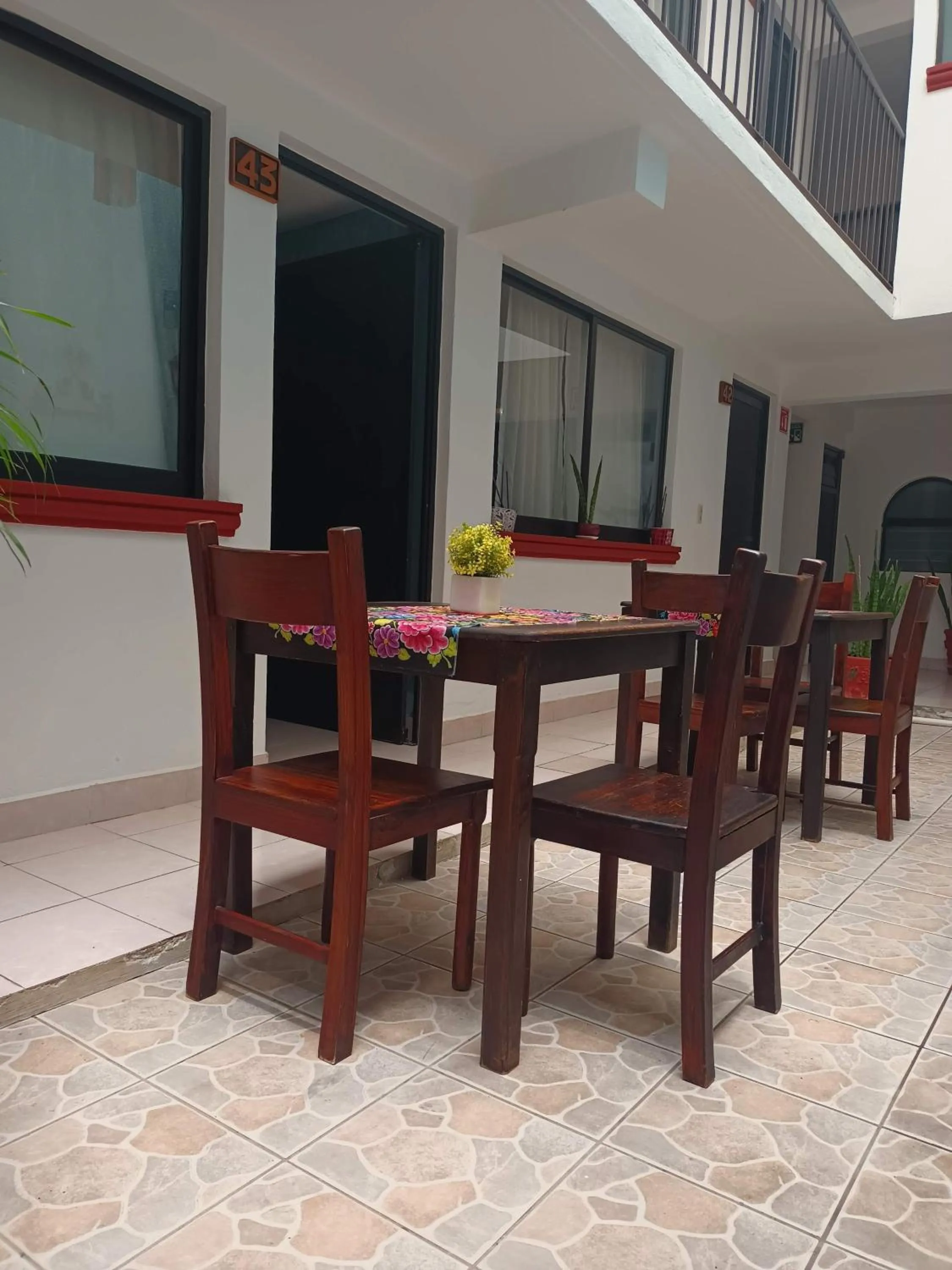 Seating area in Hotel Casa San Marcos