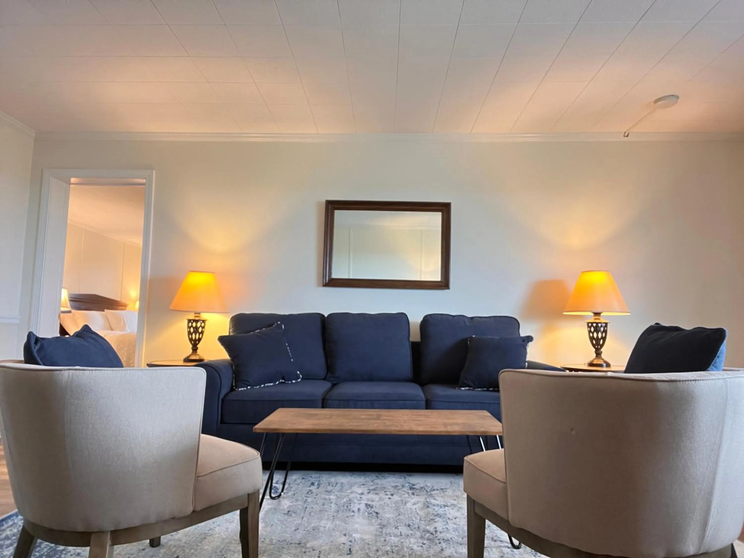 Living room in Blue Vista Motor Lodge